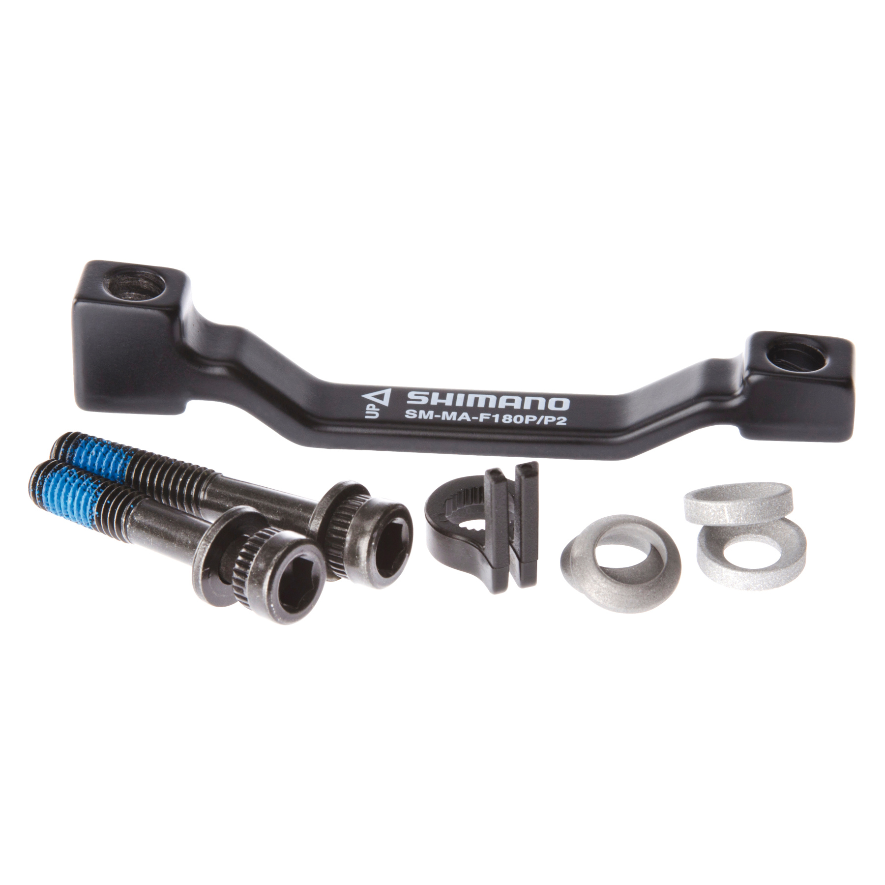 Shimano SM-MA-F180P/P2 Disc Brake Adapter – Front 180mm – Post Mount Caliper To Fork – Mountain Bike