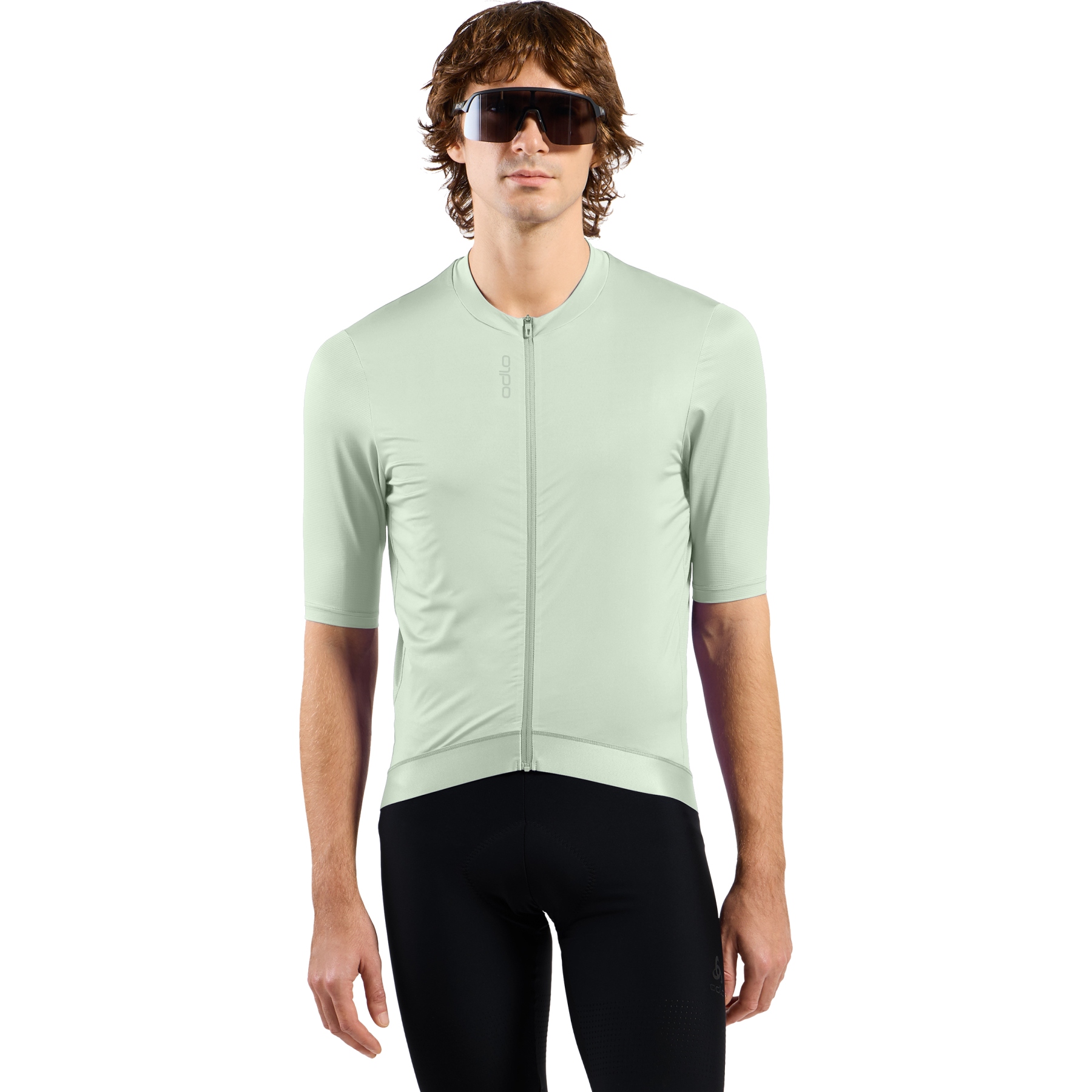 Zdjęcie: Odlo Zeroweight Pro Chill-Tec Full-Zip Cycling Jersey Men - ambrosia