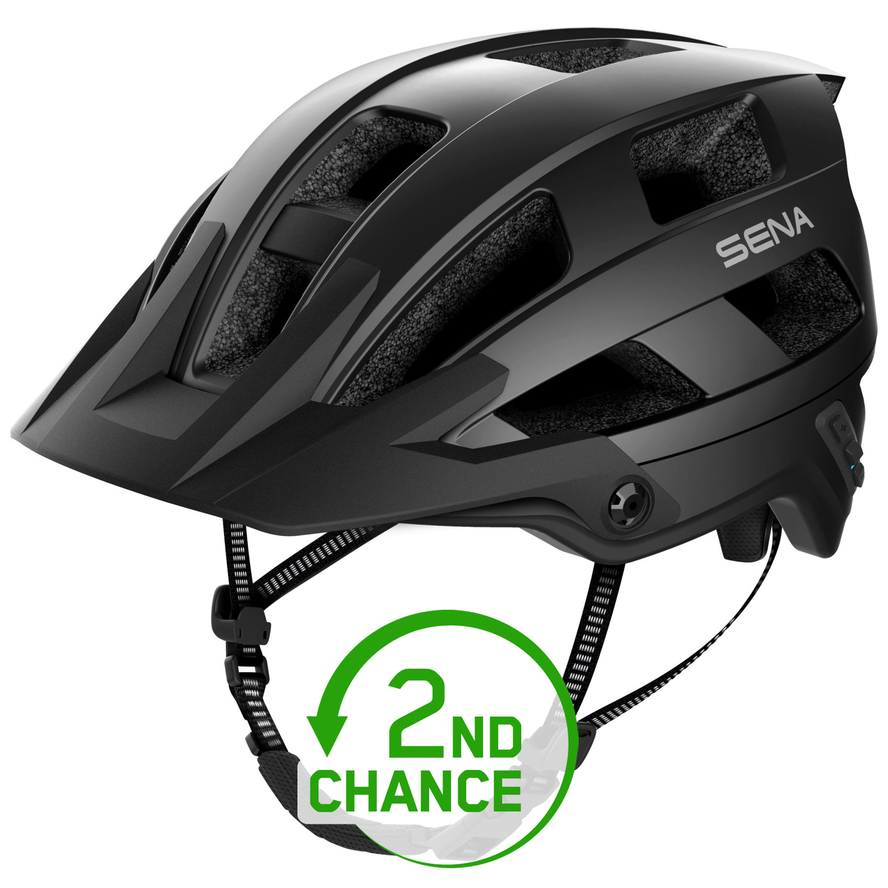 Picture of SENA M1 Smart MTB Helmet - without FM Radio - Matte Black - 2nd Choice