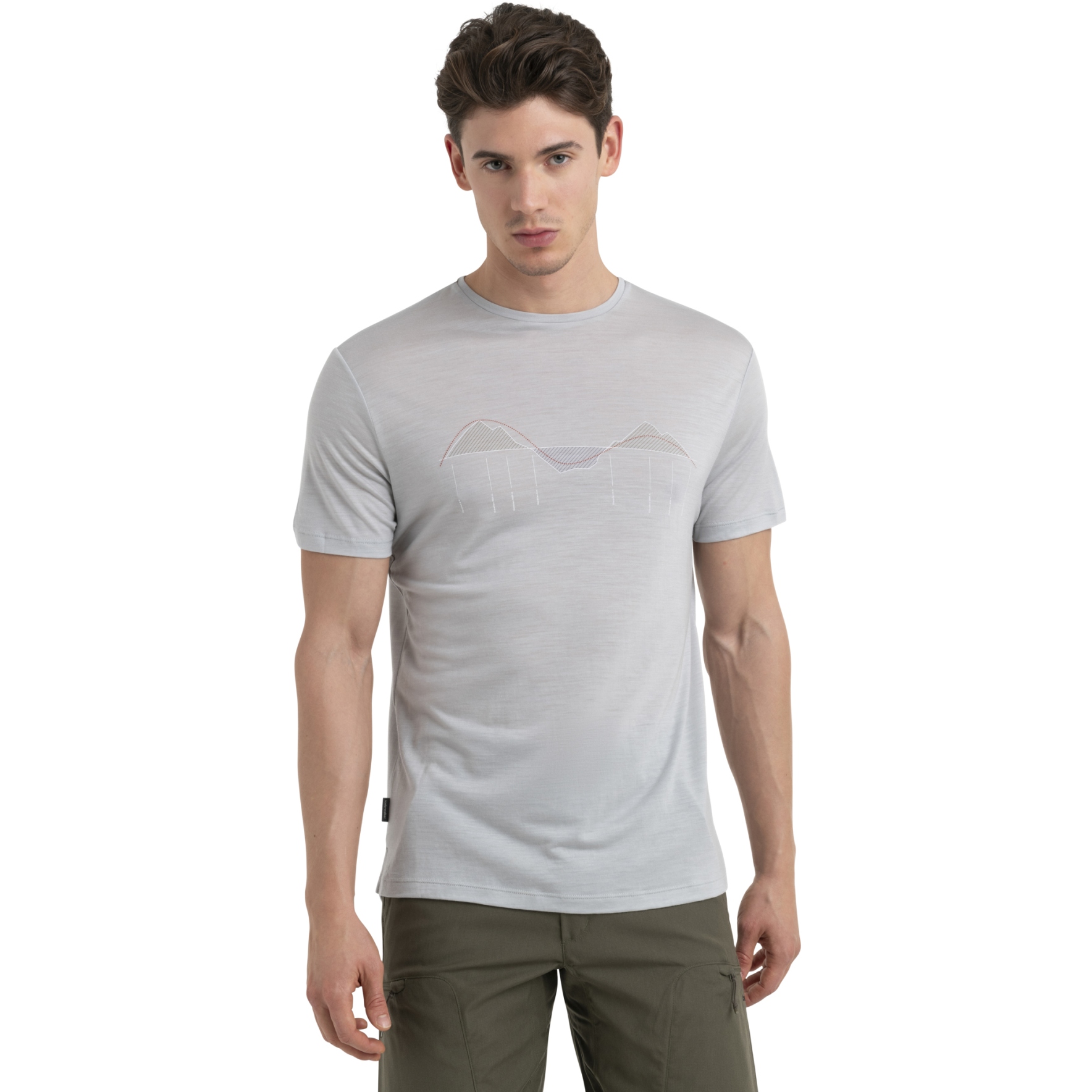 Immagine di Icebreaker Maglietta Uomo - Merino 125 Cool-Lite™ Sphere III Trail Climb - Ether