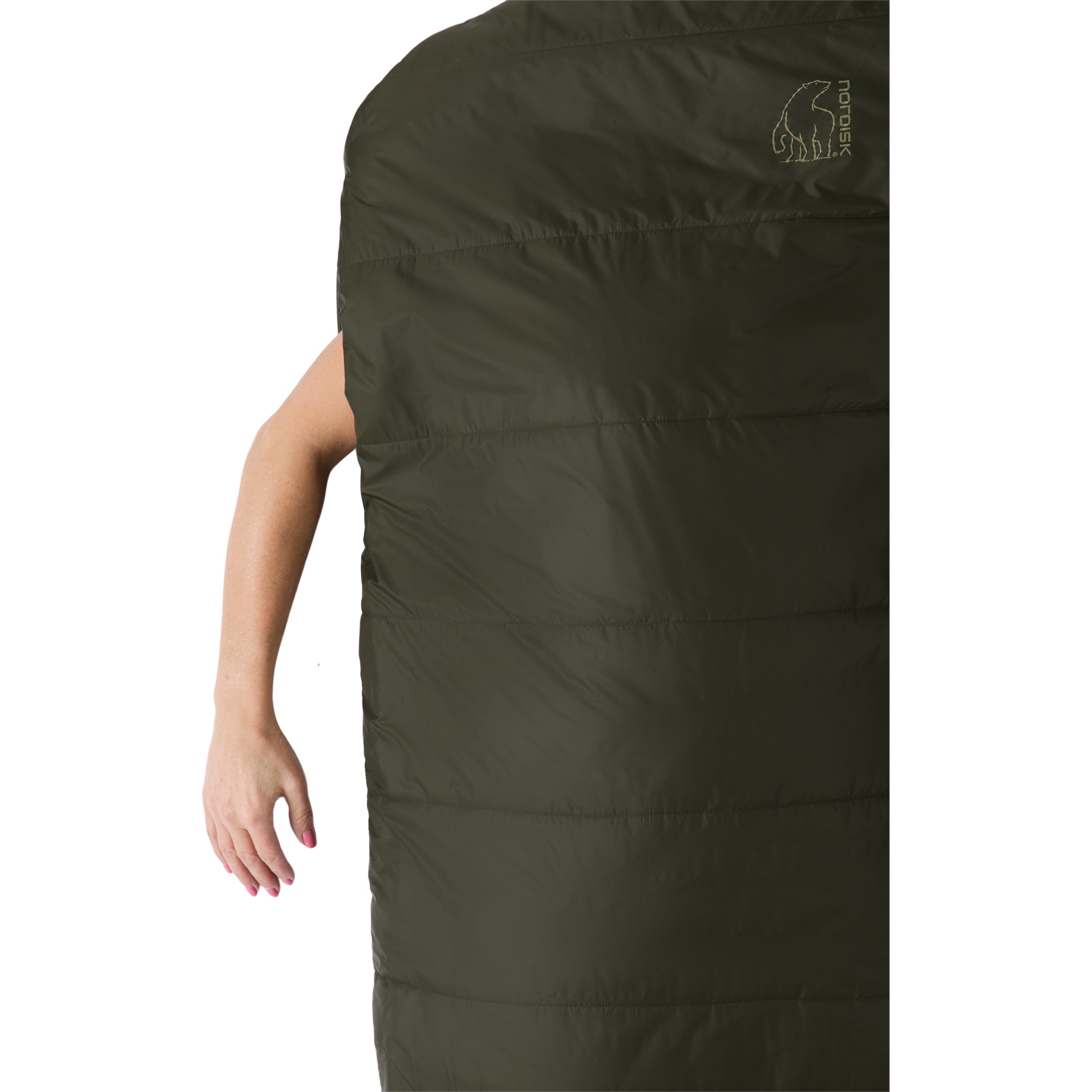 Nordisk Knuth + 0 Wide Mummy Schlafsack - Size M | Forest Night Green |  BIKE24 AT