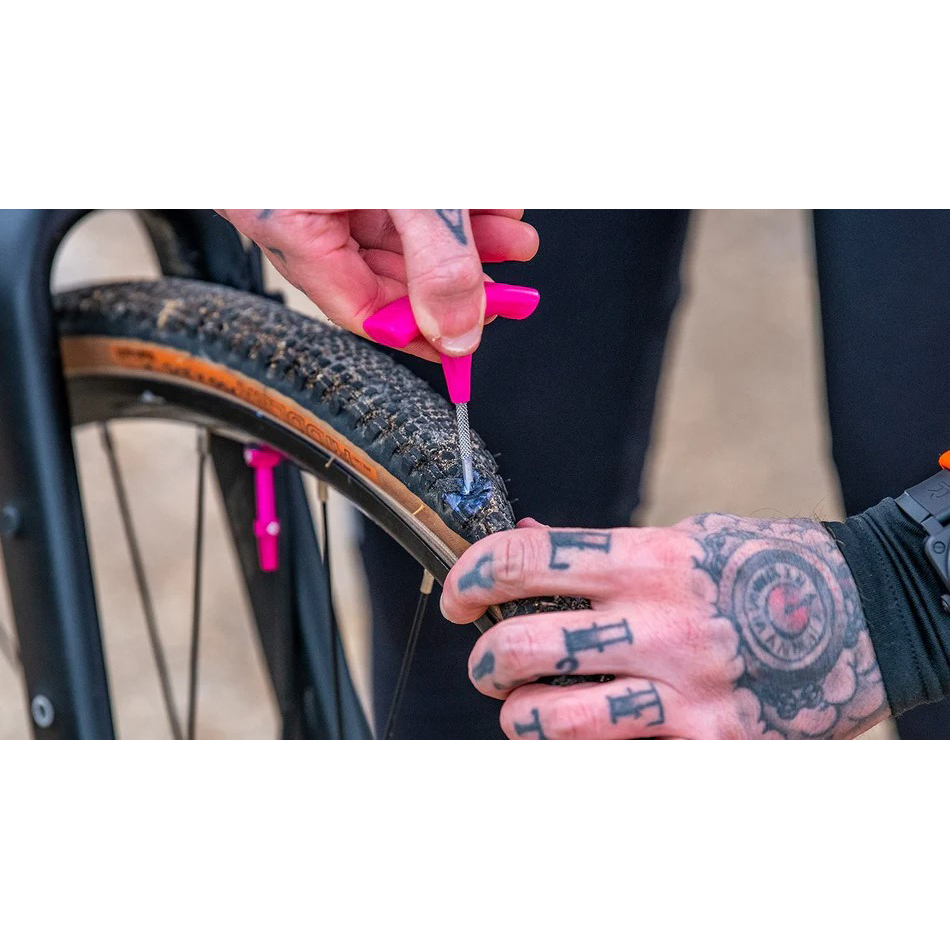 Radfahren Tubeless Fahrradreifen Reparaturset Patch Punktion für MTB  Fahrrad 5