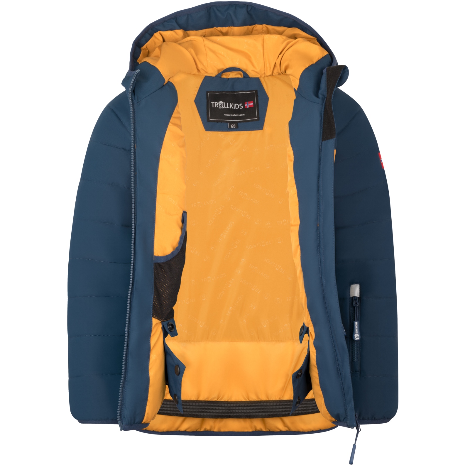 Trollkids Hafjell PRO Schneejacke Kinder Dark Cyan/Mystic Blue