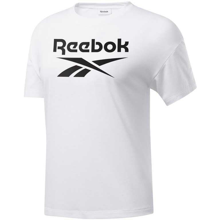 Produktbild von Reebok Frauen Workout Ready Supremium Big Logo T-Shirt - white FJ2757