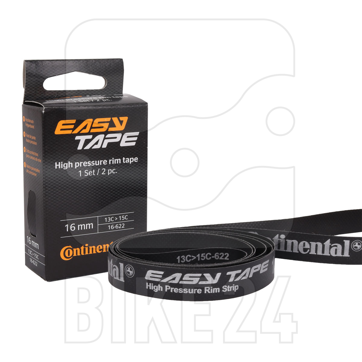 Productfoto van Continental Easy Tape High Pressure Rim Tape up to 15 bar - 2 pieces
