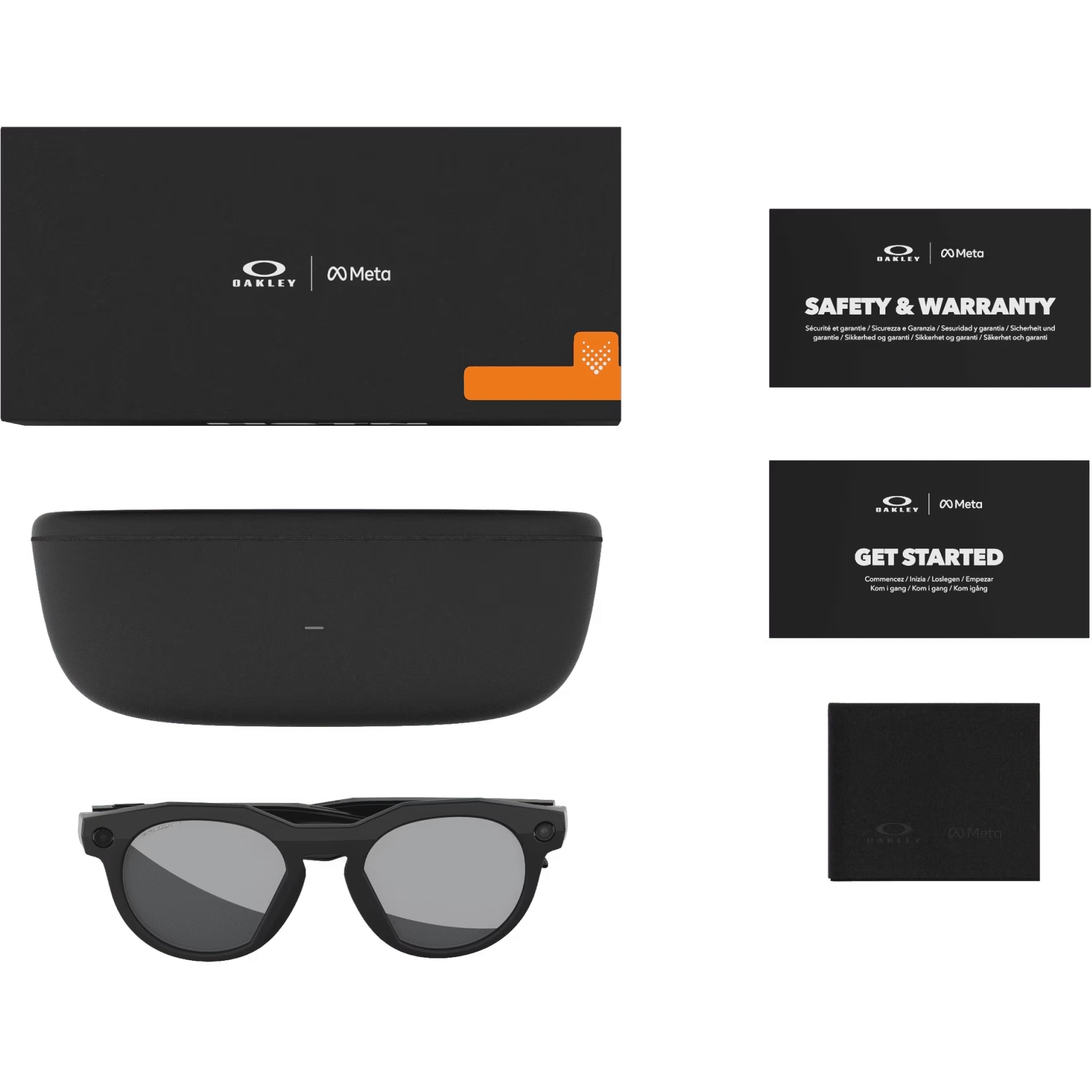 Oakley Meta HSTN Glasses - Black / Prizm Polar Black - OW8002-0351 