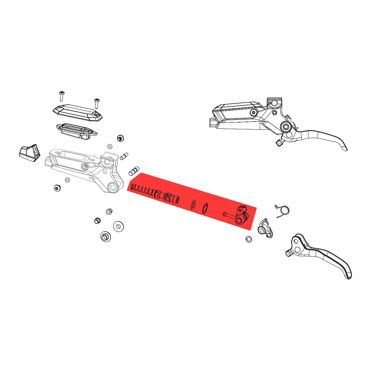 Immagine prodotto da SRAM Kit Manutenzione per MAVEN BRONZE A1 Leva del Freno a Disco - 11.5018.054.006