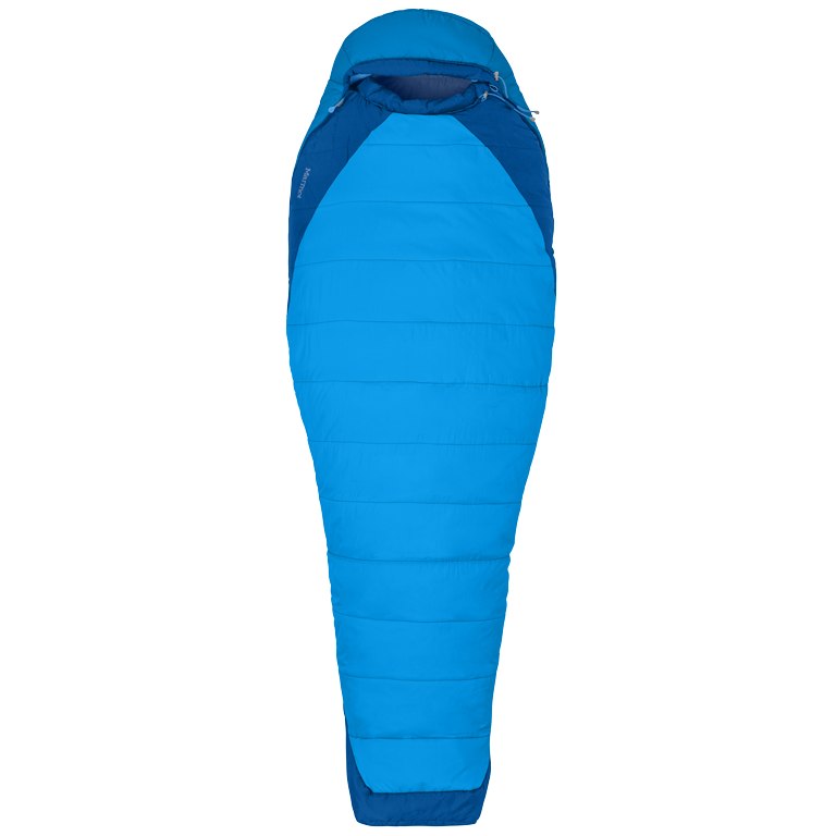 Image of Marmot Trestles Elite Eco 15 Regular Sleeping Bag - Zip Left - clear blue/classic blue