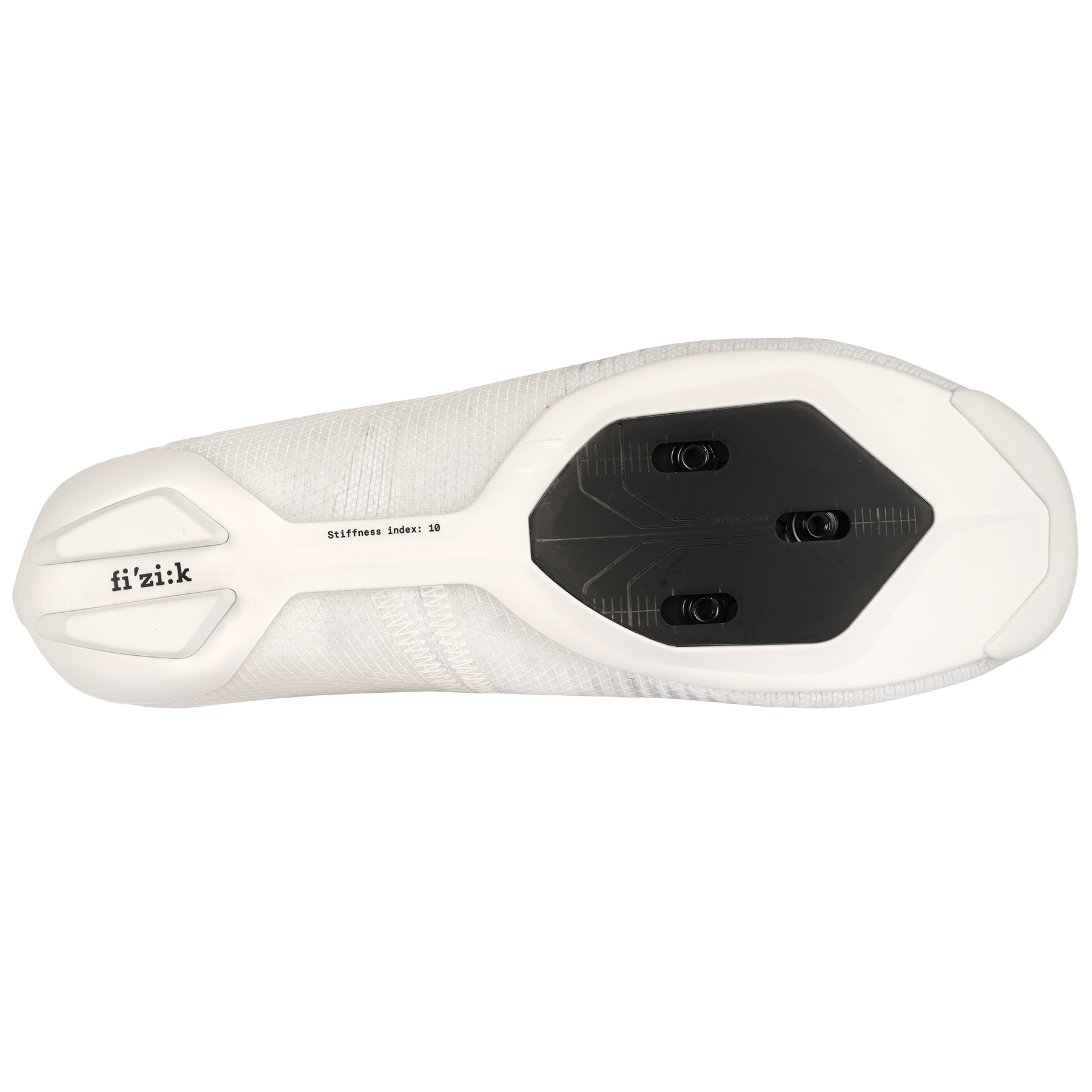 Chaussures de vélo Fizik R1 carbone / cuir blanc - état neuf taille 45 - Équipements vélos