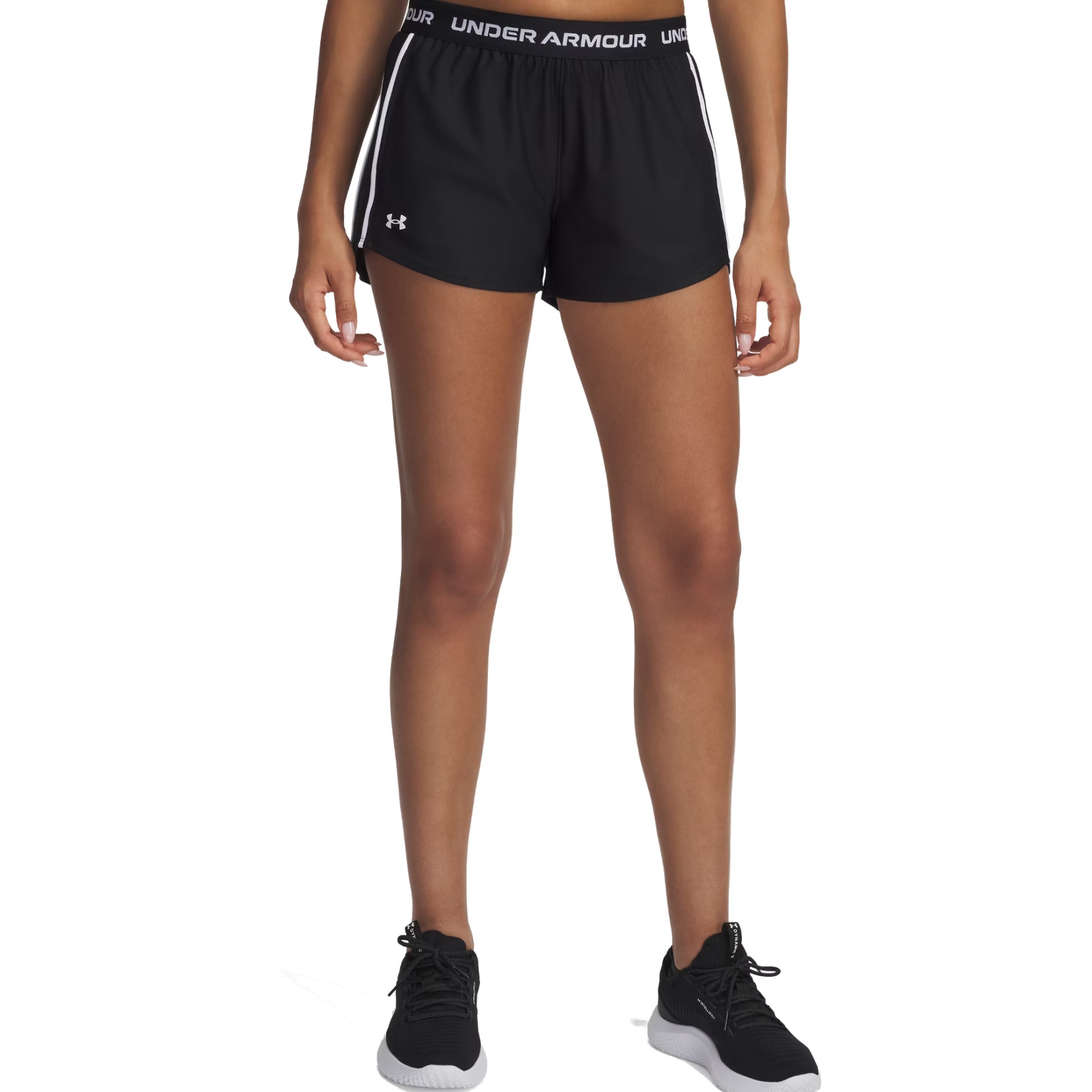 Bild von Under Armour UA Tech™ Play Up Shorts Damen - Schwarz/Weiß