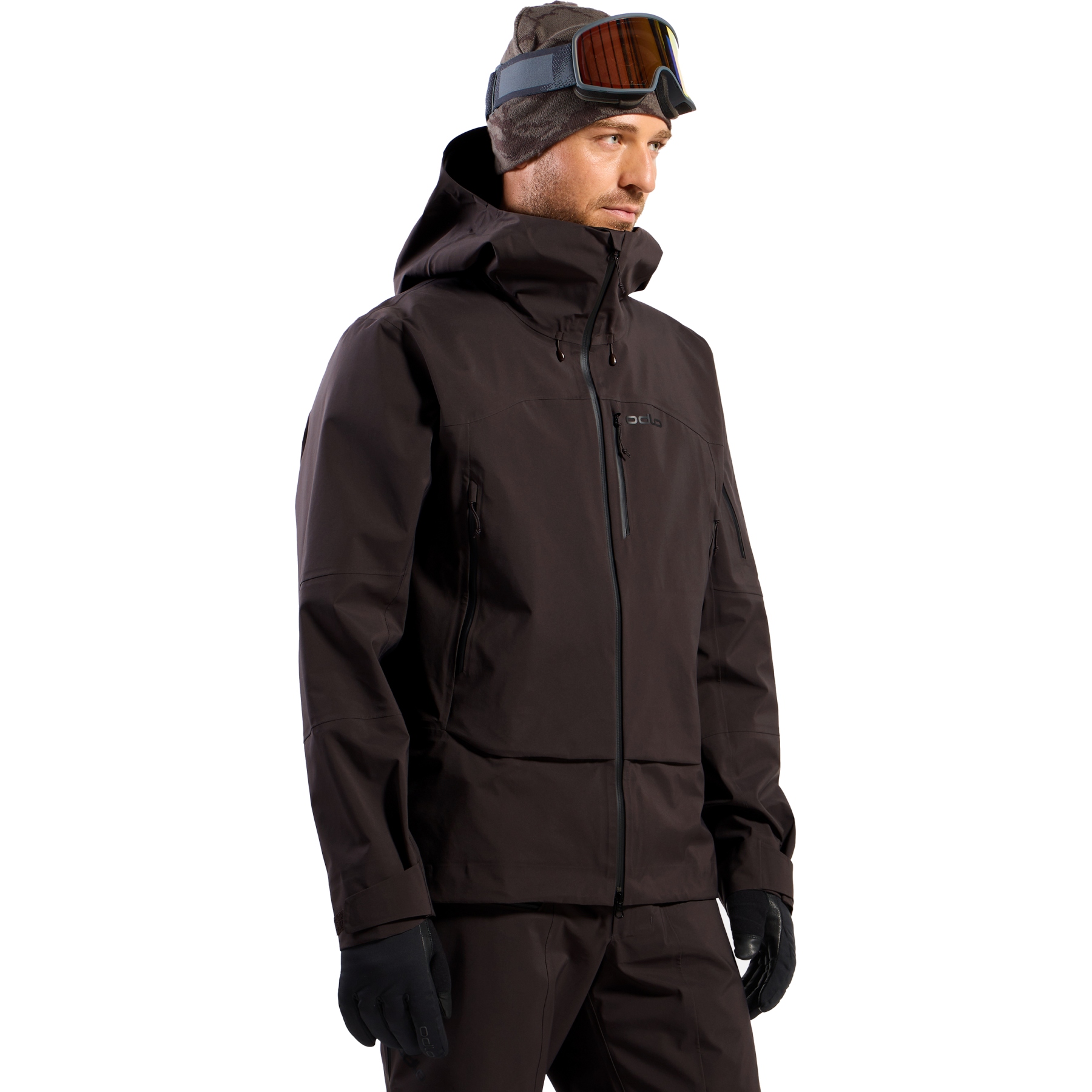 Odlo X-Alp 3L Hardshell Jacket Men - espresso | BIKE24