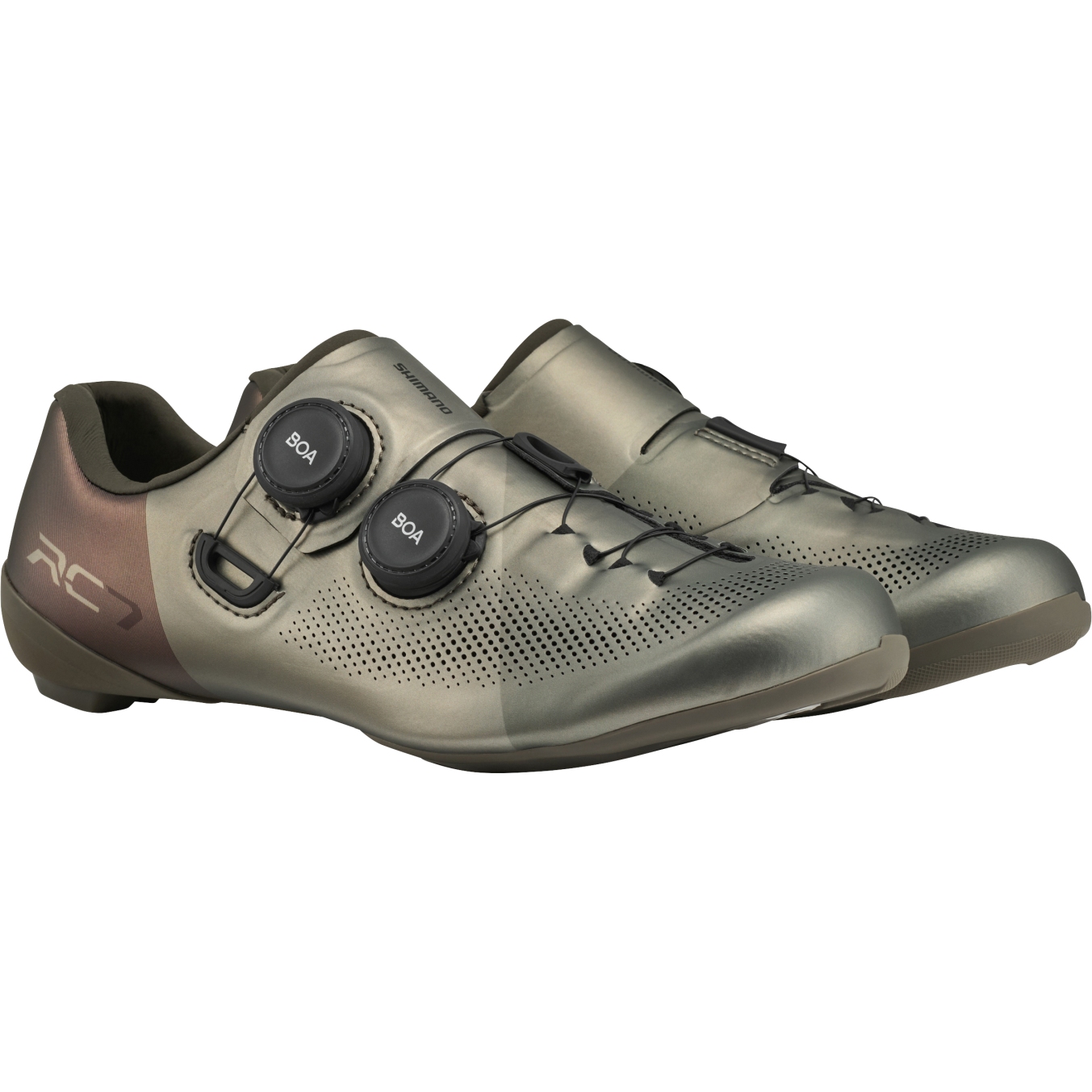 Immagine prodotto da Shimano Scarpe da Ciclismo Donna - SH-RC703 Limited Edition - Chrome/Rose