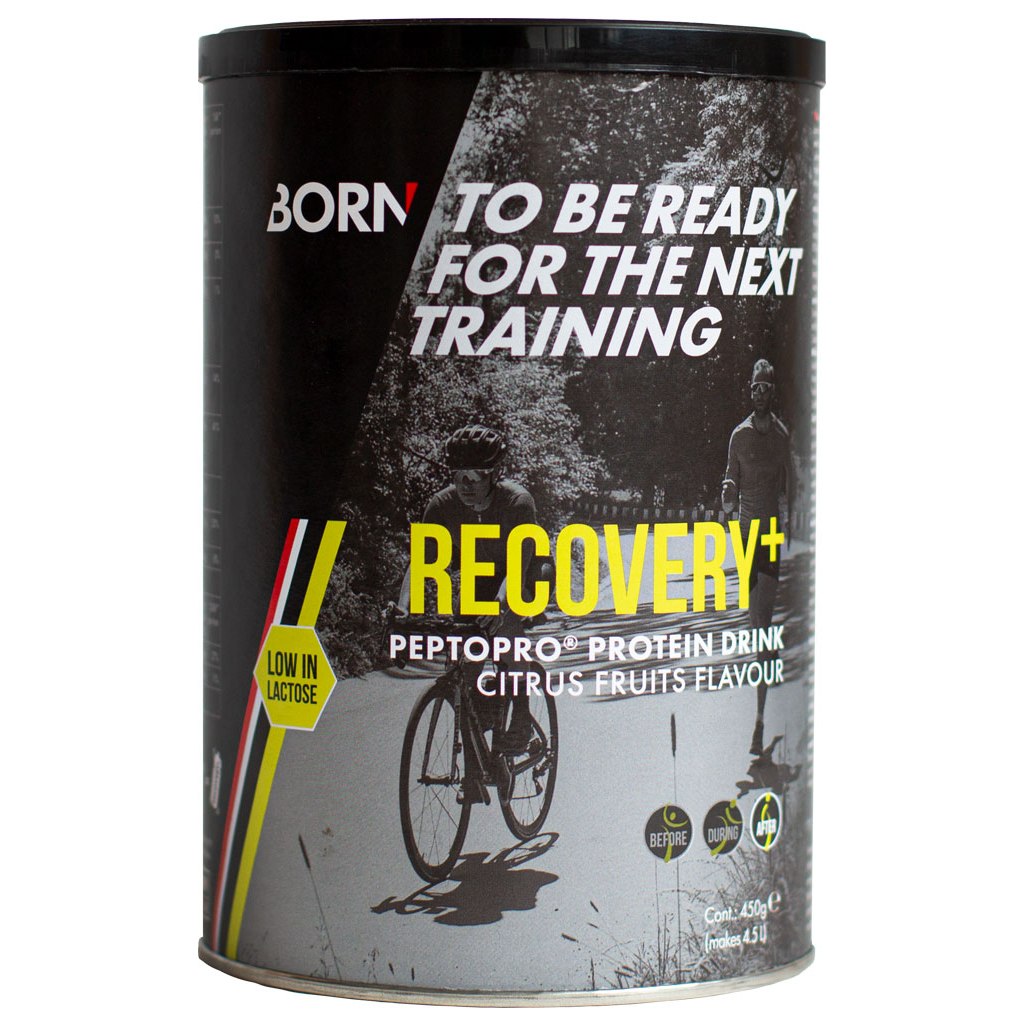 Produktbild von BORN Recovery+ Elite Peptopro Drink - Protein-Kohlenhydrat-Getränkepulver - 450g
