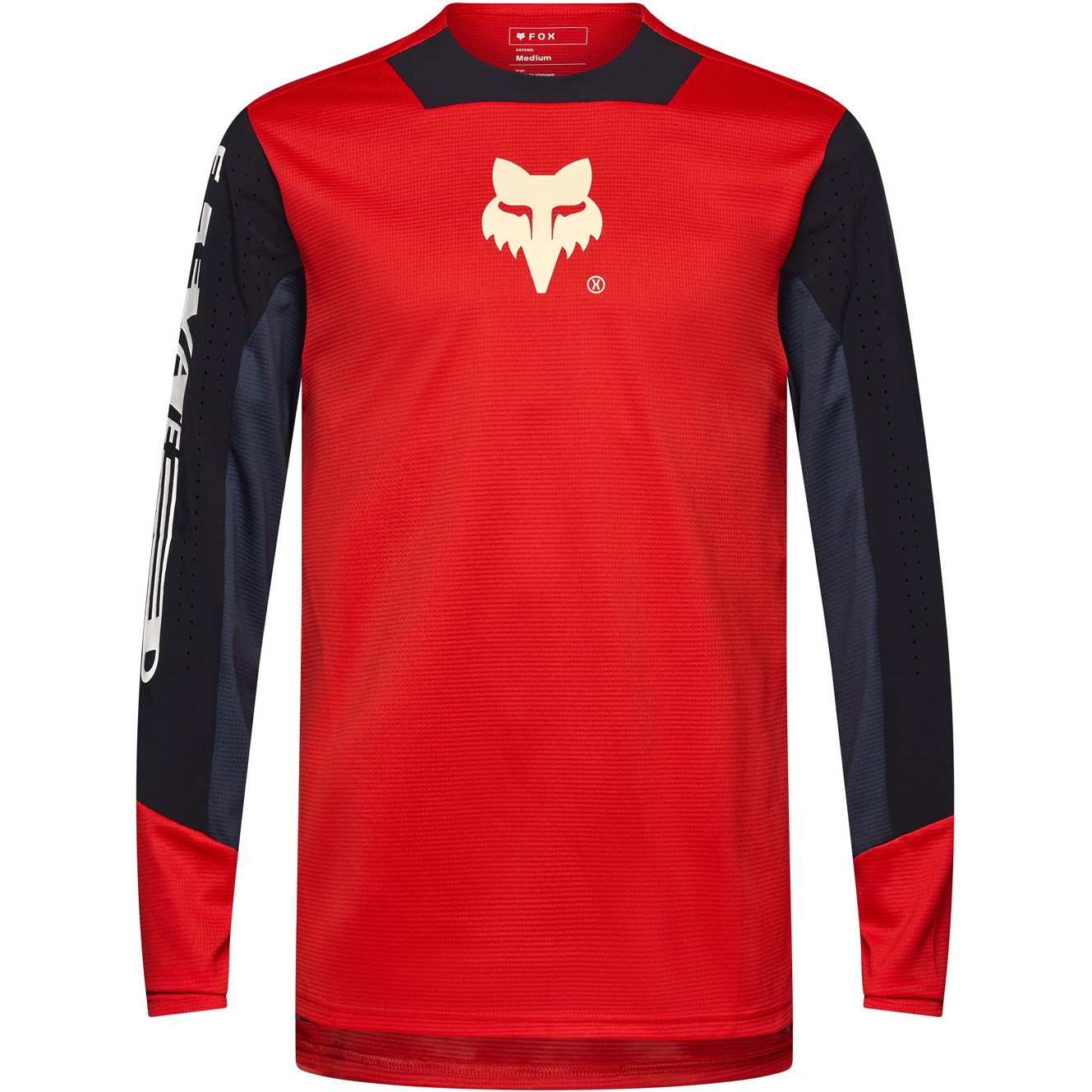 Productfoto van FOX Defend MTB Fietsshirt met lange mouwen Kinderen - Elevated - fluorescent red