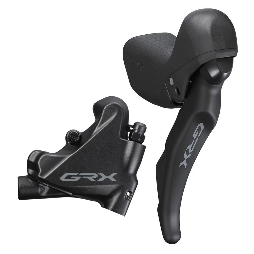 Picture of Shimano GRX ST-RX600 + BR-RX400 Hydraulic Disc Brake - Flat Mount - 11-speed - Set RW