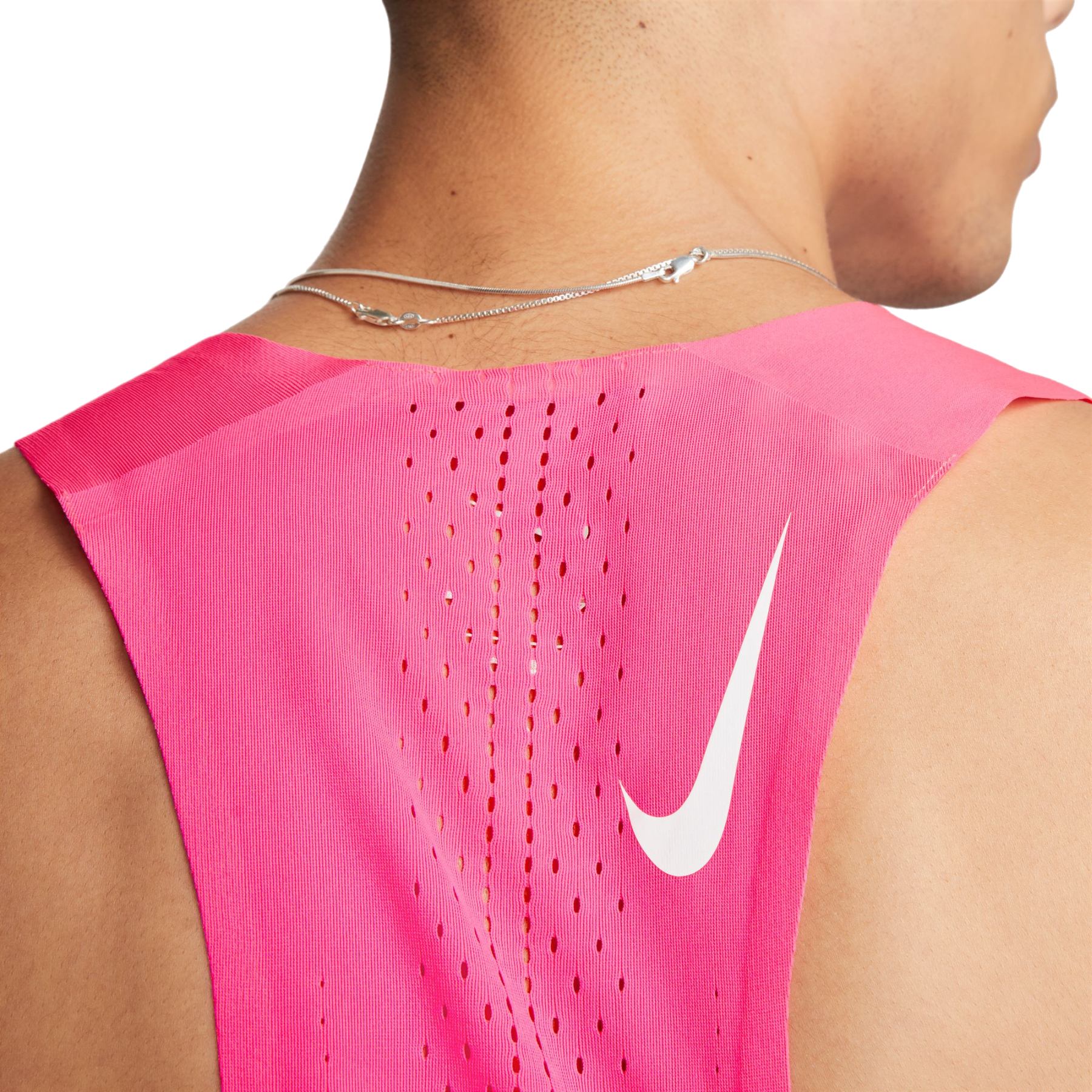 Nike Débardeur Homme - Dri-FIT ADV AeroSwift - hyper pink/white