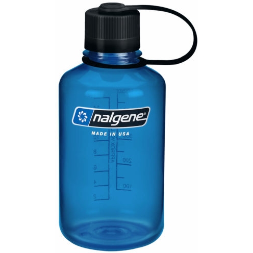 Productfoto van Nalgene Narrow Mouth Sustain Drinkfles 0,5l - blauw