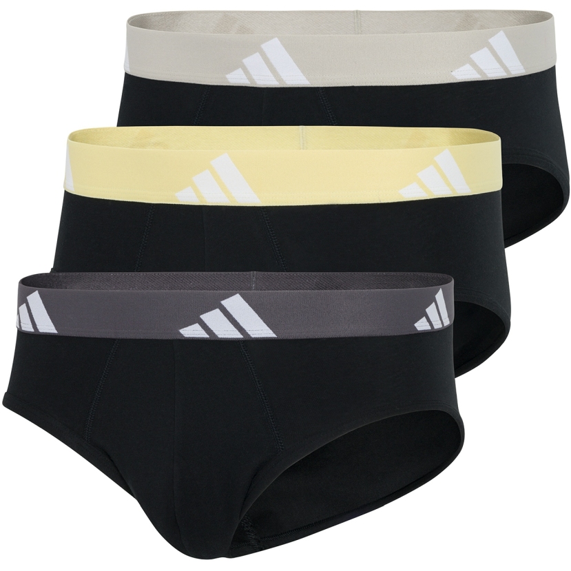 Picture of adidas Sports Underwear Active Flex Cotton Brief Men - 3 Pack - 904 assorted