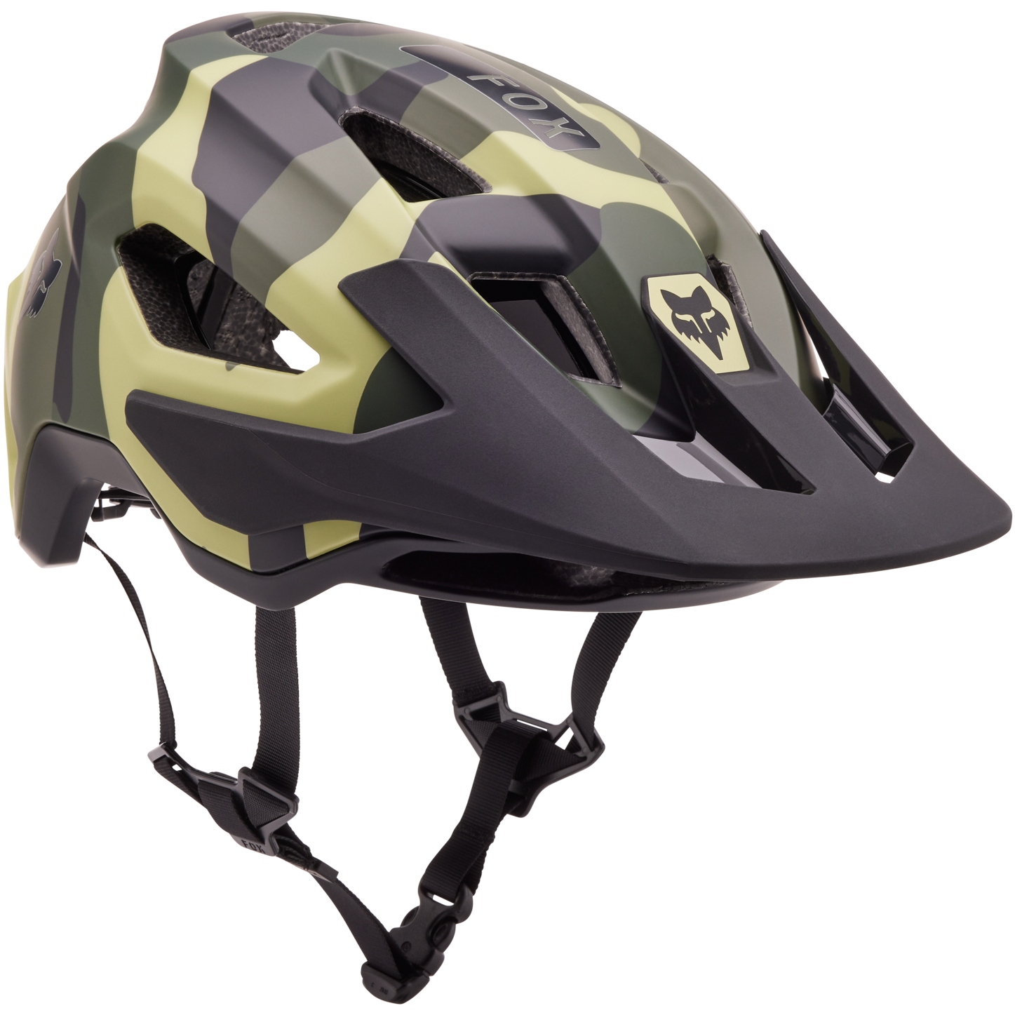 Picture of FOX Speedframe Camo MIPS Helmet - green camo