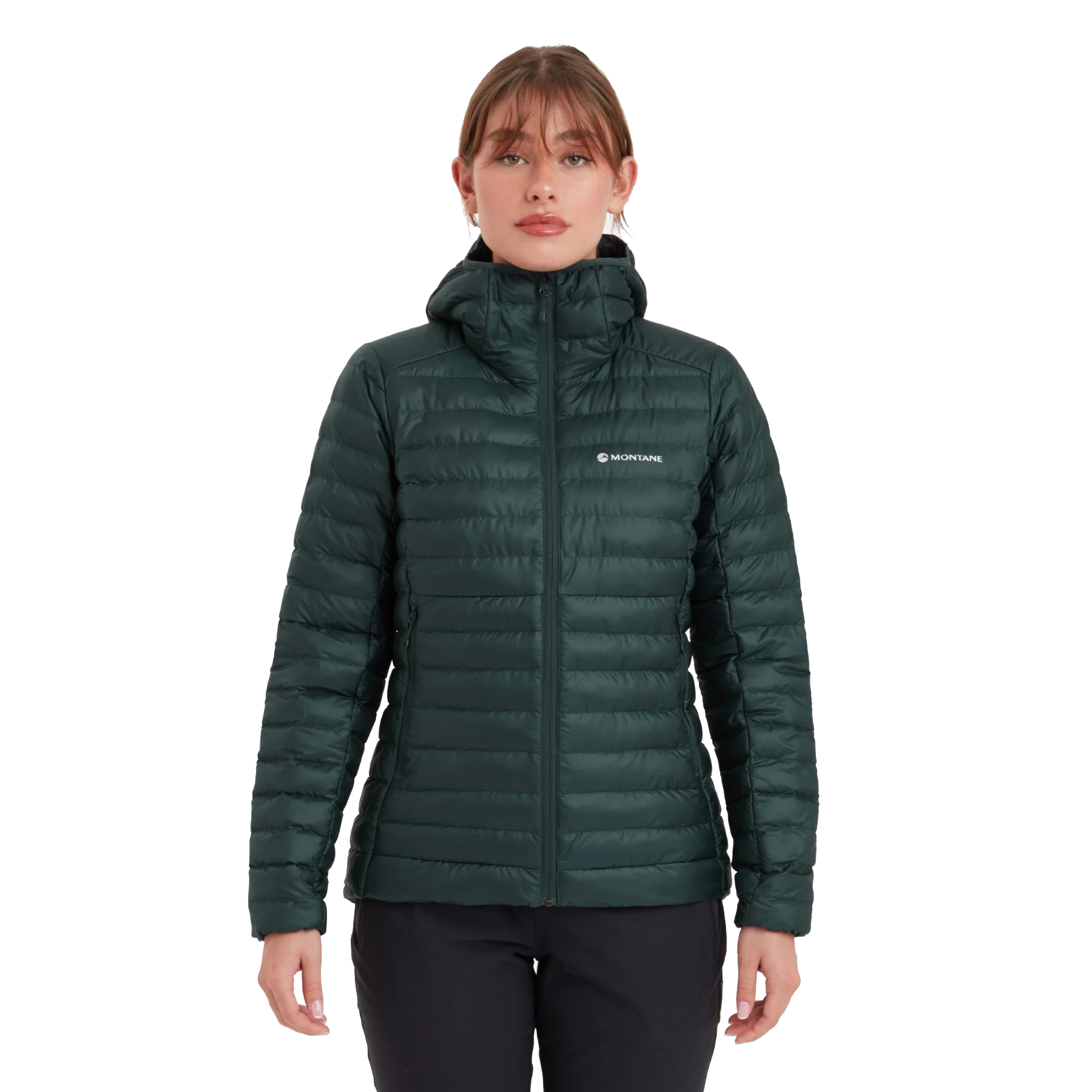 Montane Icarus Women's Hooded Insulated Jacket - deep forest | BIKE24