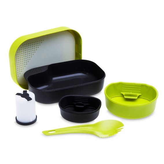 Picture of Wildo Camp-A-Box Complete Dishes - lime