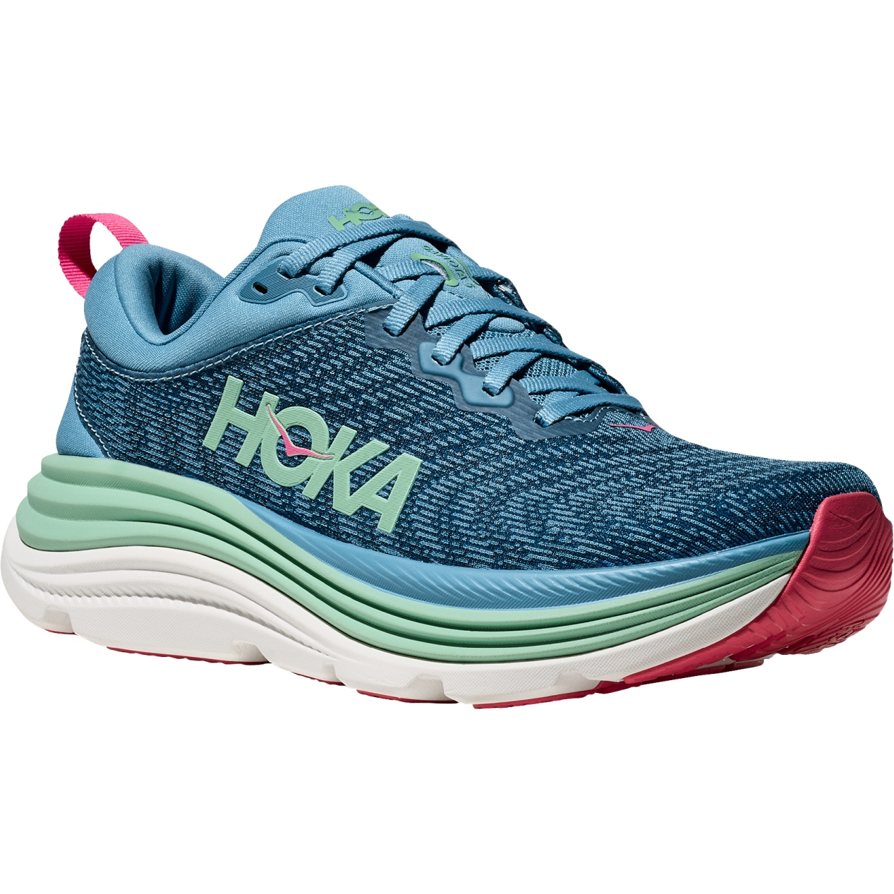 Kuva tuotteesta Hoka Gaviota 5 Running Shoes Women - alpine blue / jadeite