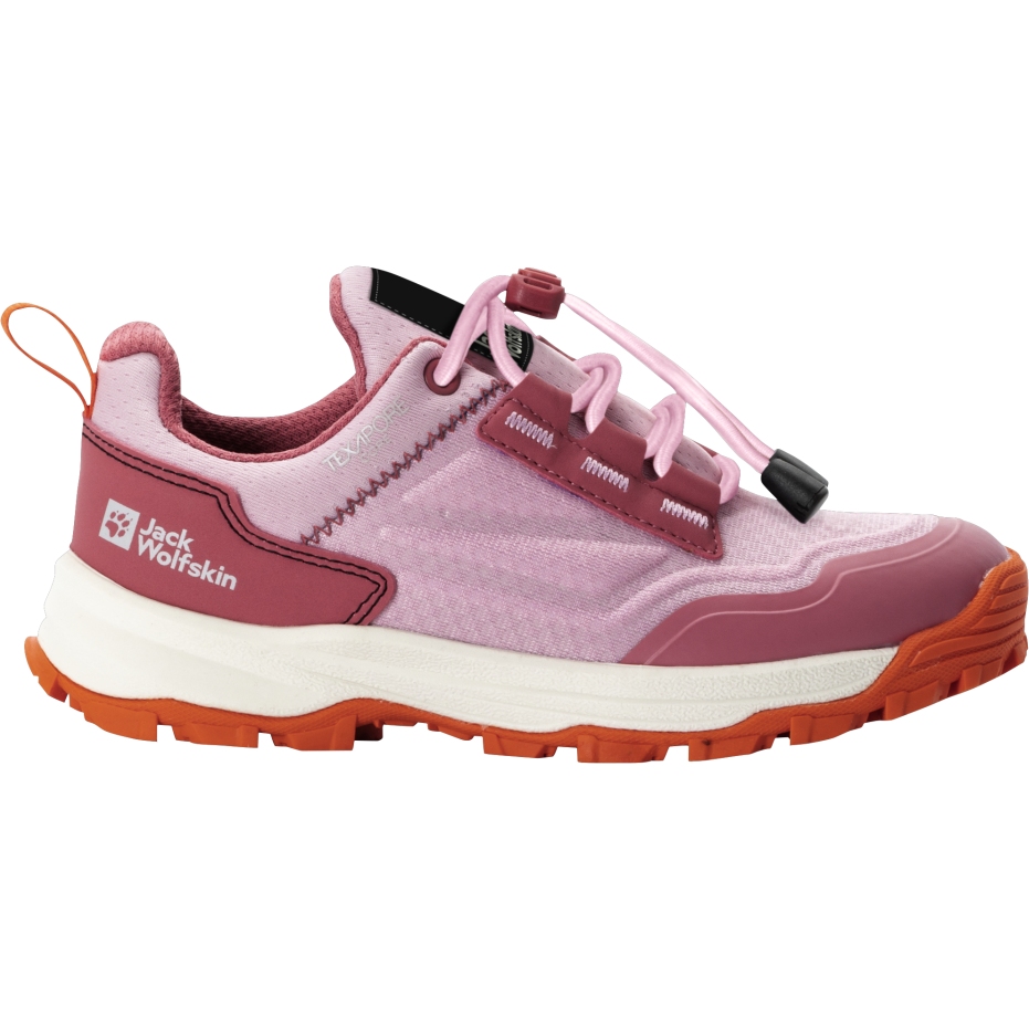 Photo produit de Jack Wolfskin Chaussures de Randonnée Enfant - Cyrox Texapore Low - soft pink