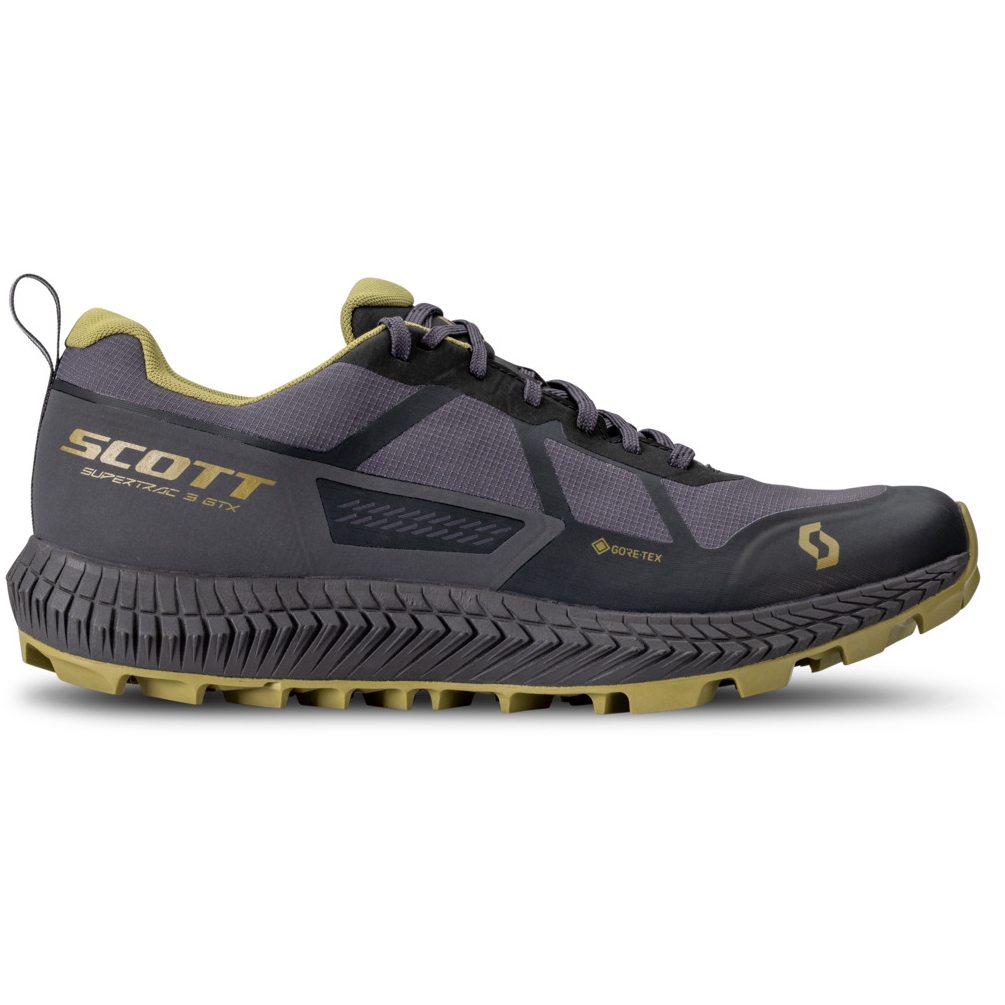Image de SCOTT Chaussures Running Supertrac 3 GTX - black/mud green