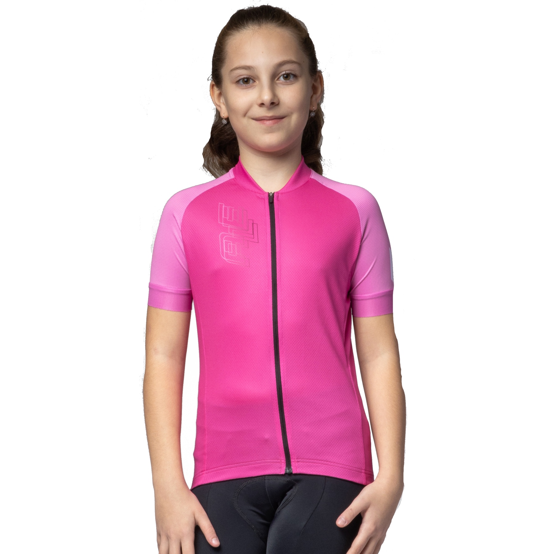 Photo produit de Alé Maillot Vélo Enfants - Follow Me - fuchsia