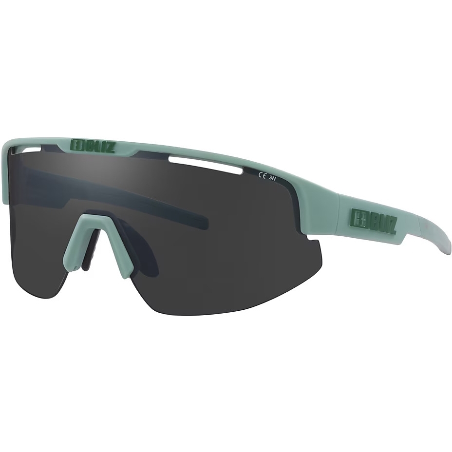Bild von Bliz Matrix Brille - Matte Green / Smoke Mirror Silver