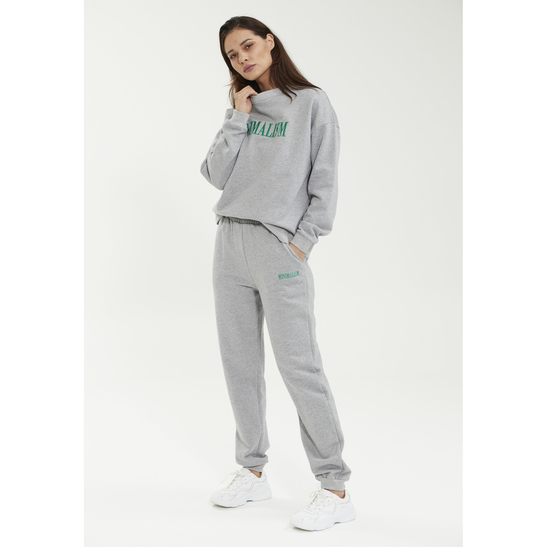 Athlecia Aurore Sweatshirt Women - Light Grey Melange