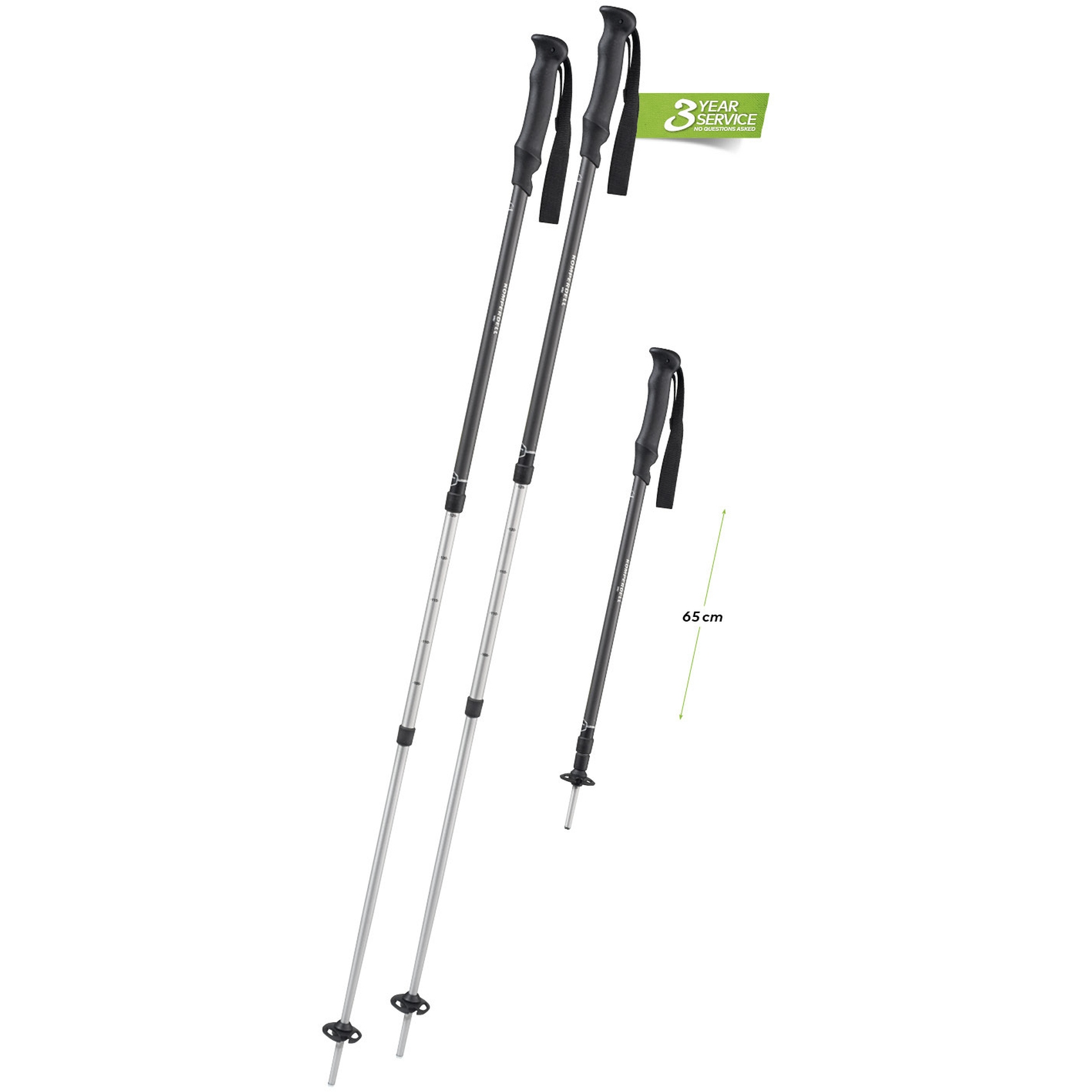 Immagine prodotto da Komperdell Wild Rambler Bastoncino Trekking (Paio) - verde/argento