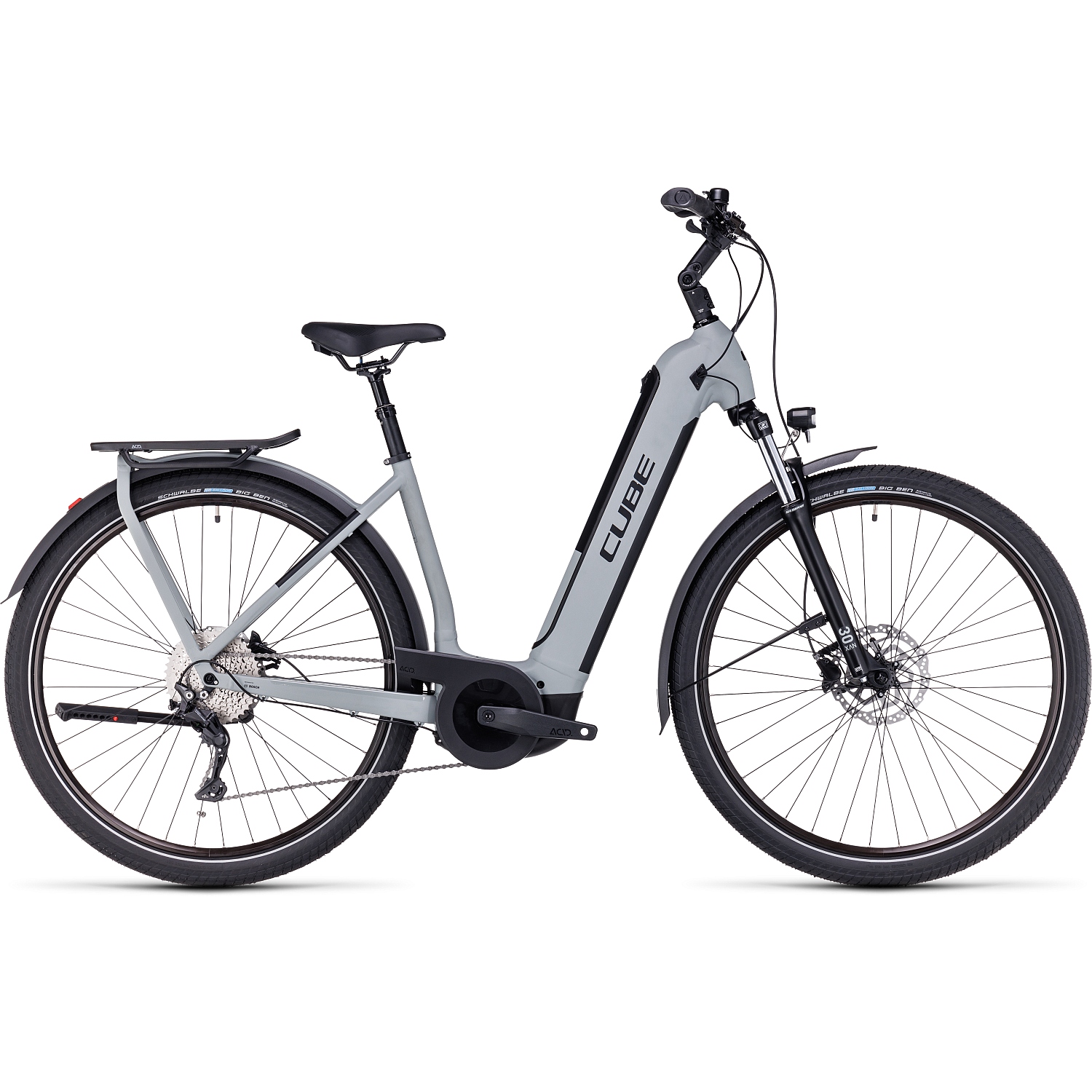 Picture of CUBE KATHMANDU HYBRID ONE 750 - Easy Entry Electric Touring Bike - 2024 - swampgrey / black