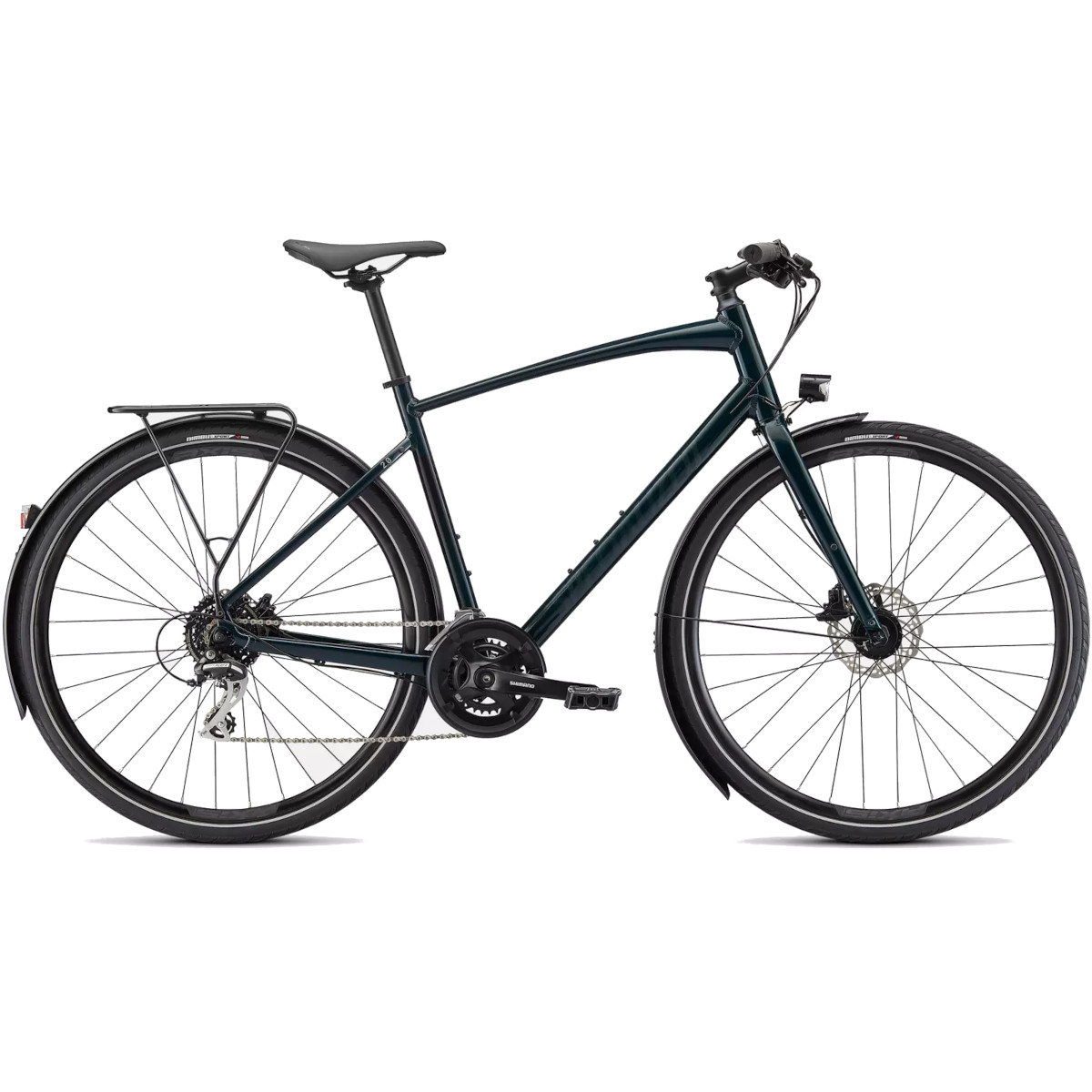 Picture of Specialized SIRRUS 2.0 EQ - Trekkingbike - 2024 - forest green / black reflective