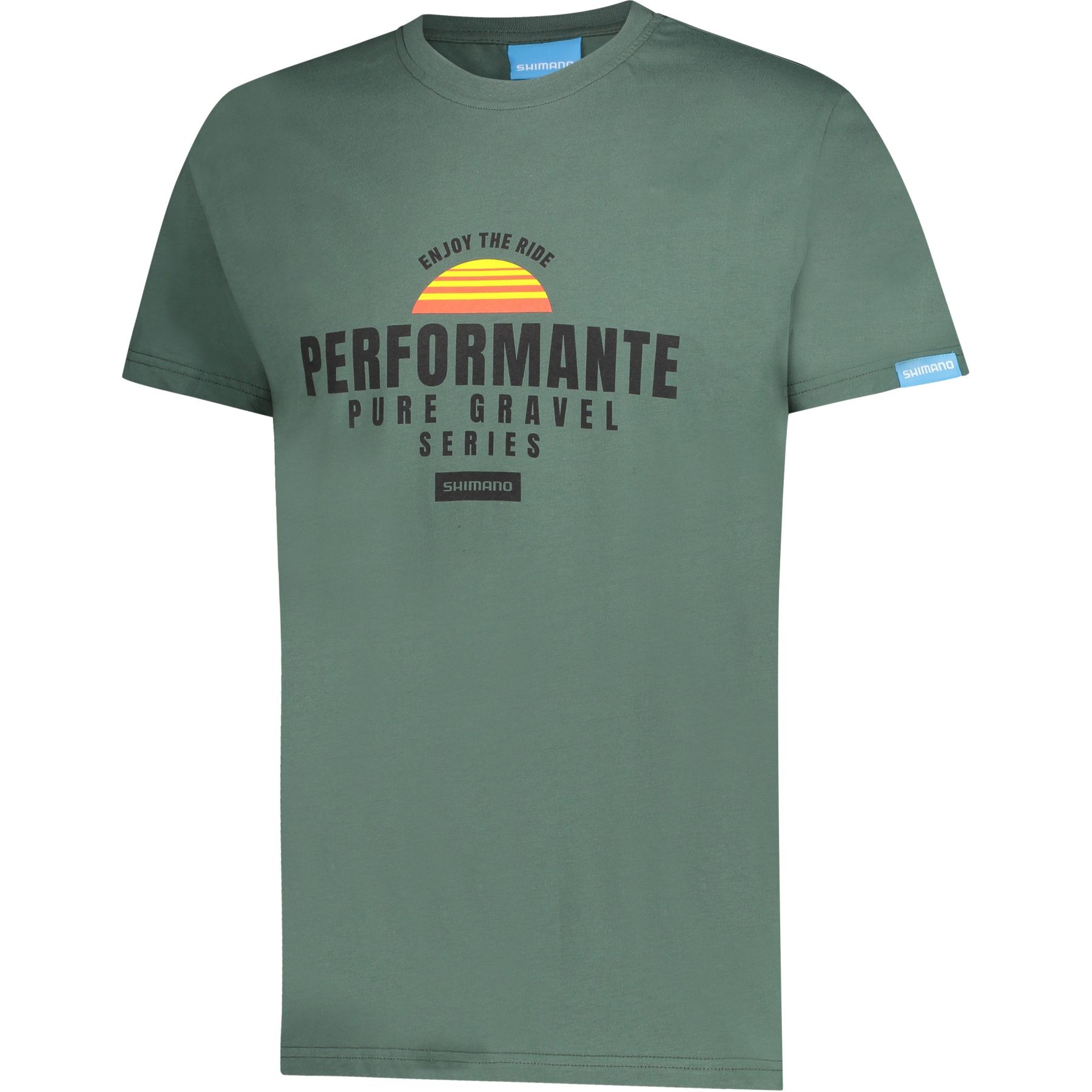 Picture of Shimano Graphic Tee Shirt - moss green