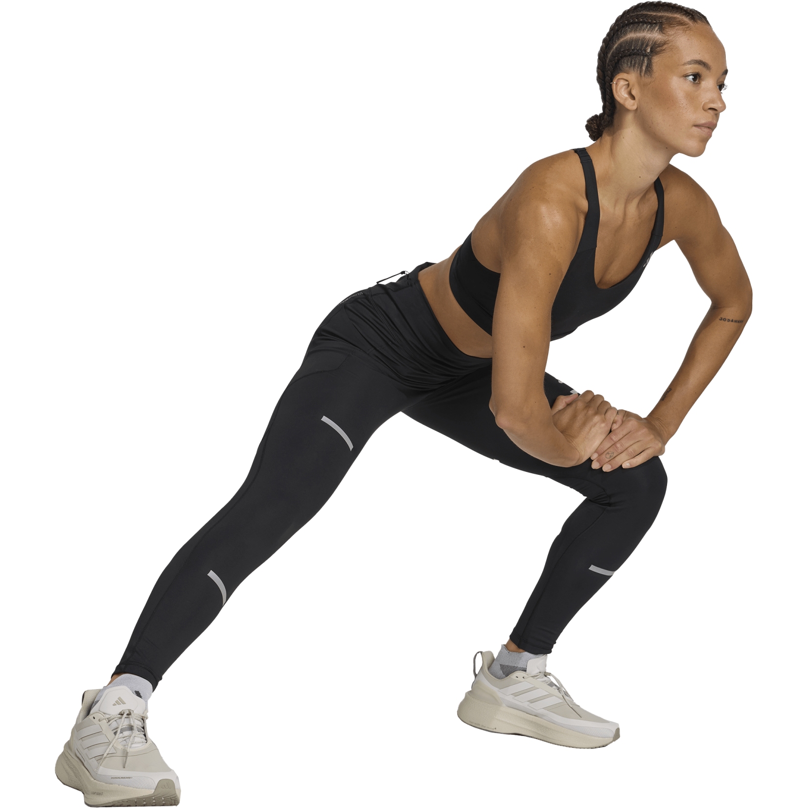 adidas gazelle silver green womens adidas Women's 3 Stripes Tights 7/8 Legging main image 0