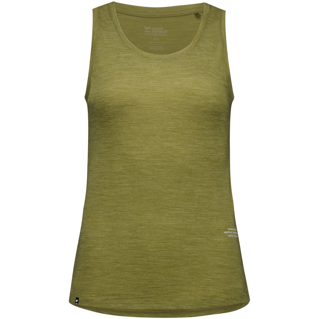 Produktbild von Mons Royale Zephyr Merino Cool Tanktop Damen - fern