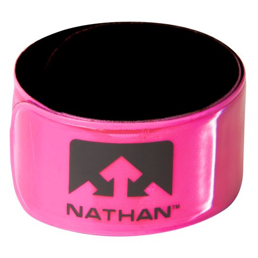 Produktbild von Nathan Sports Reflex Reflexband (Paar) - Hi-Viz Pink