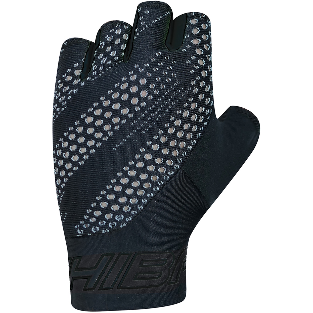 Productfoto van Chiba Ergo Handschoenen met Korte Vingers - zwart/zwart