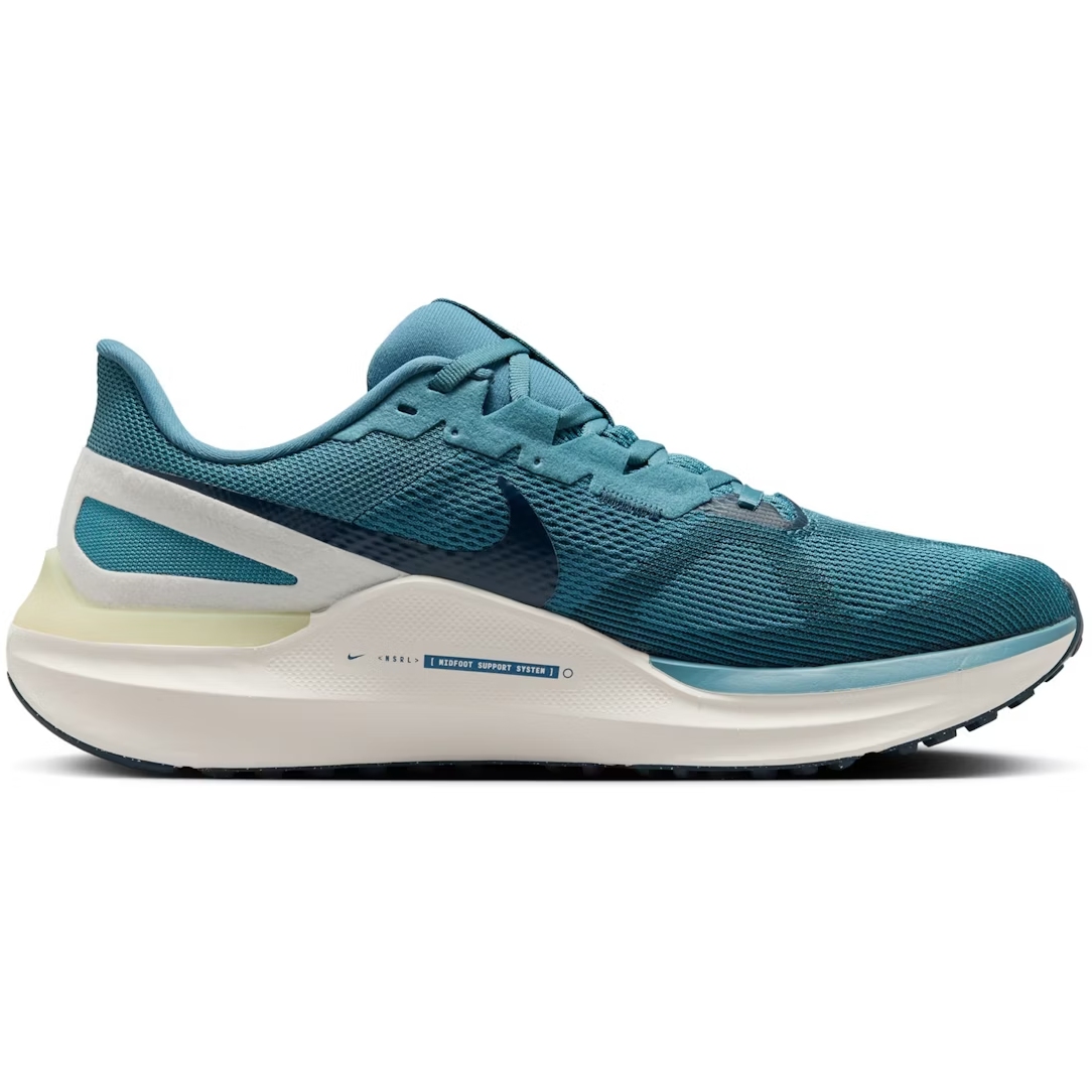 Nike Structure 25 Hardloopschoenen Heren - smokey blue/white-sail-armory  navy DJ7883-013