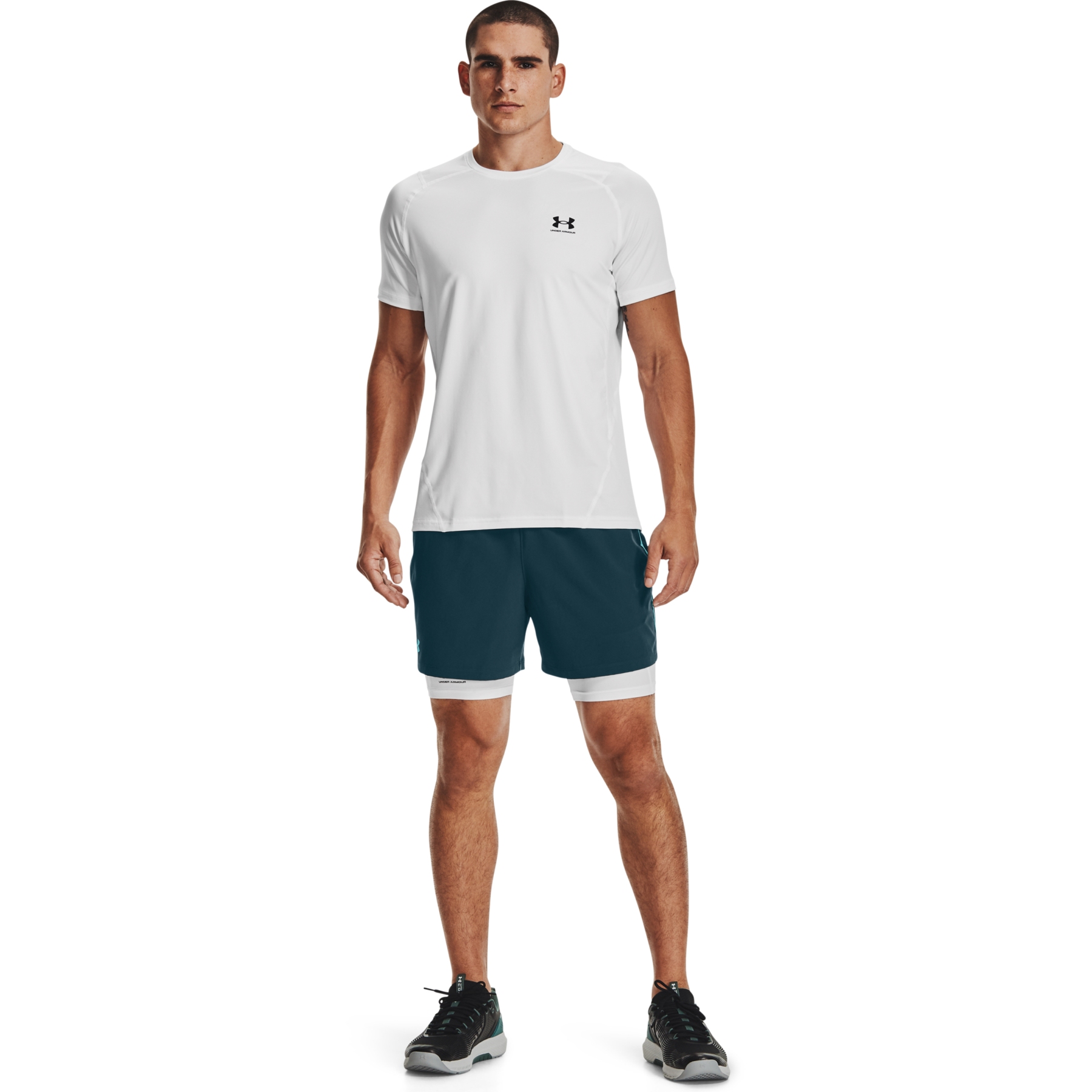 Under Armour Men's Standard HeatGear Compression Shorts, (249) Beige / /  Graphite, Small : : Clothing, Shoes & Accessories