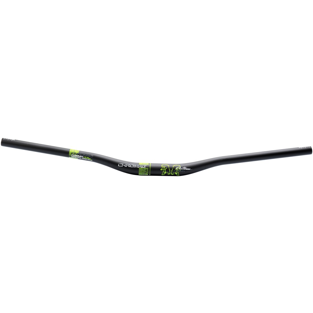 Руль CHROMAG Cutlass Carbon 31.8 MTB - черный / зеленый