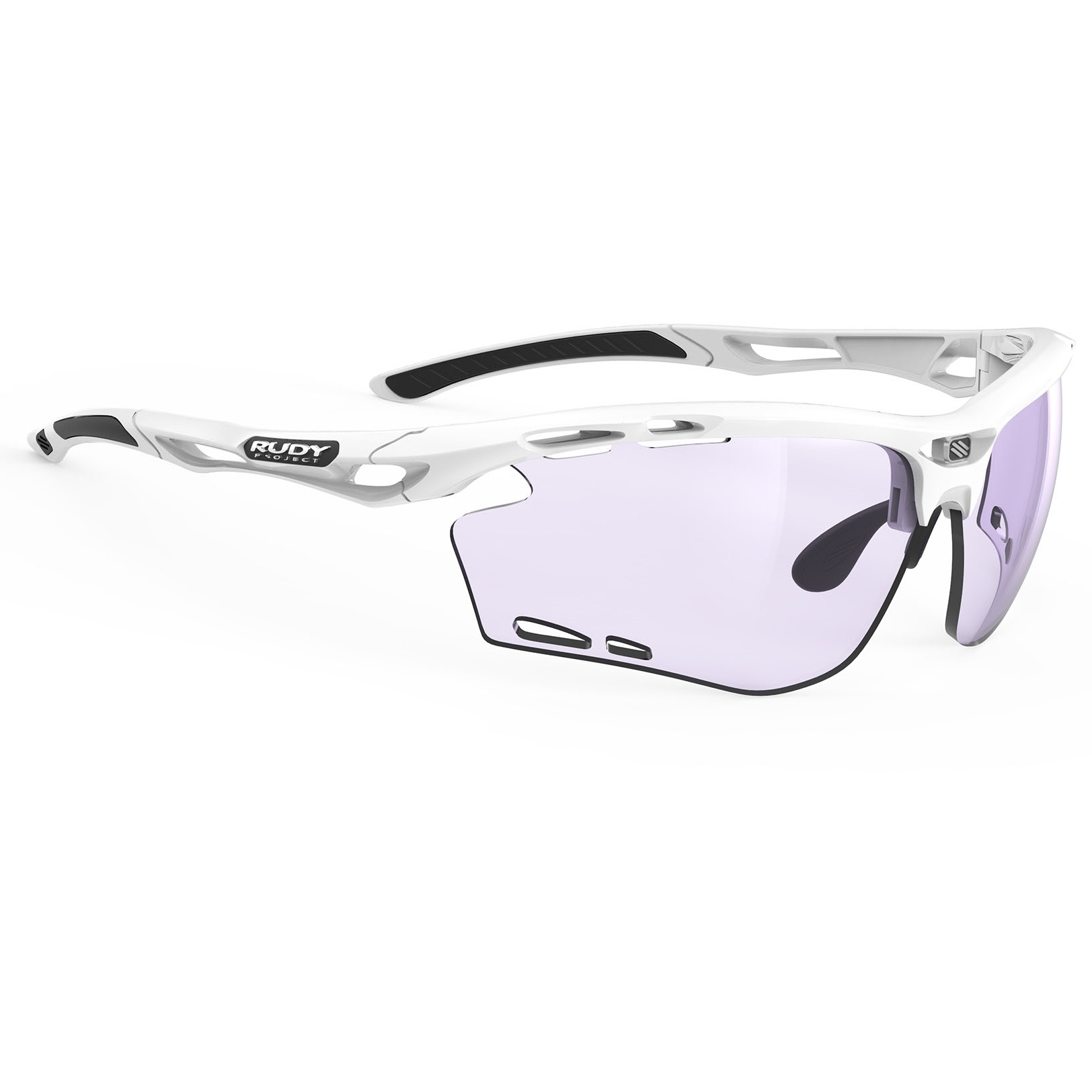 Rudy Project Spinshield Air Photochromic Glasses - White Matte/ImpactX ...