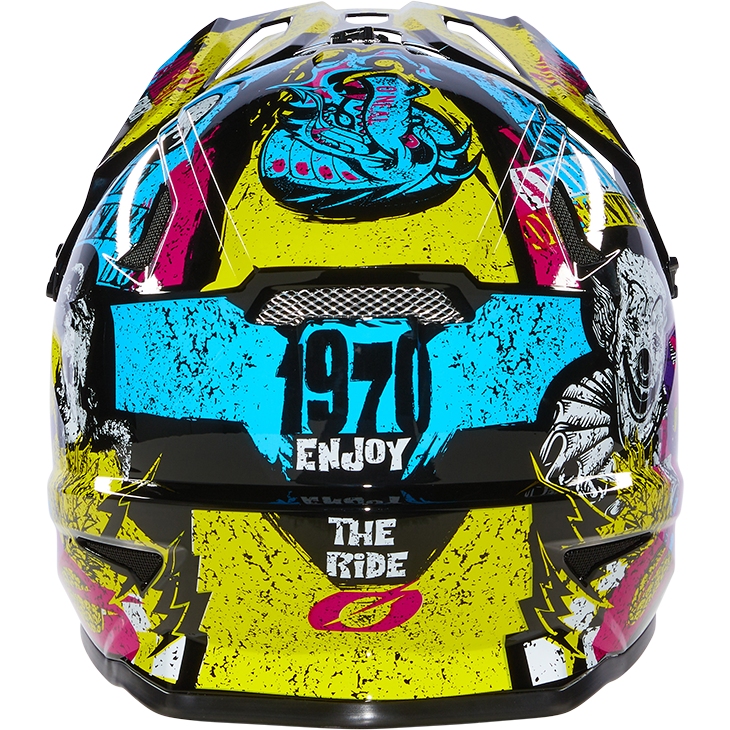 Casque Enfant ONEAL Dirt Lid Youth – Skulls Noir – VTT / Skate