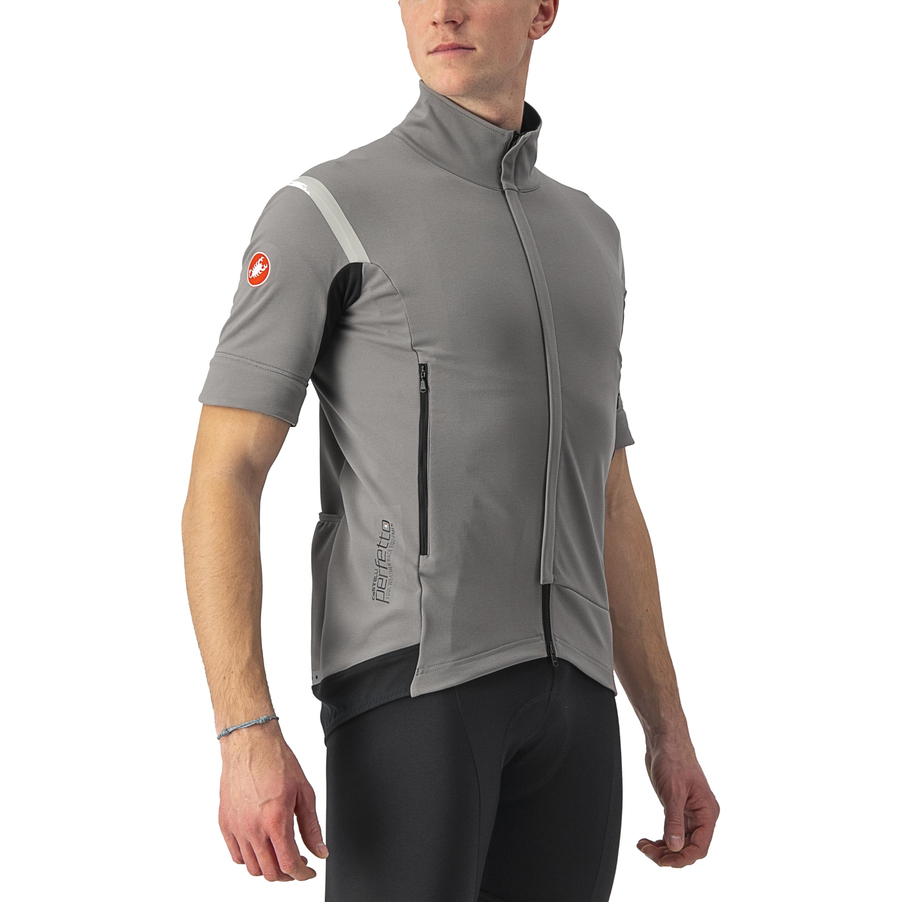 Castelli Perfetto RoS 2 Convertible Jacket Men - nickel grey