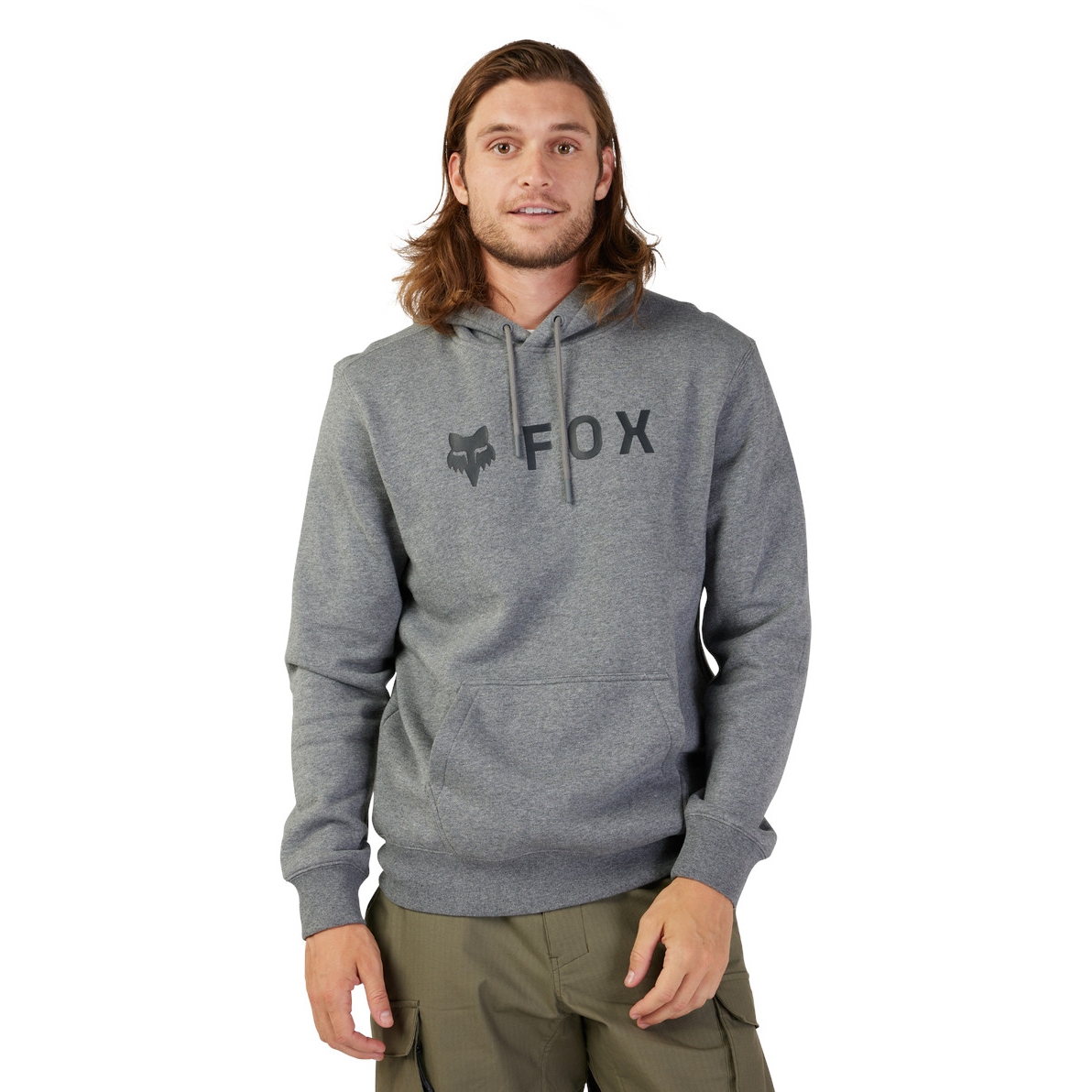 Produktbild von FOX Absolute Fleece Hoodie Herren - heather graphite