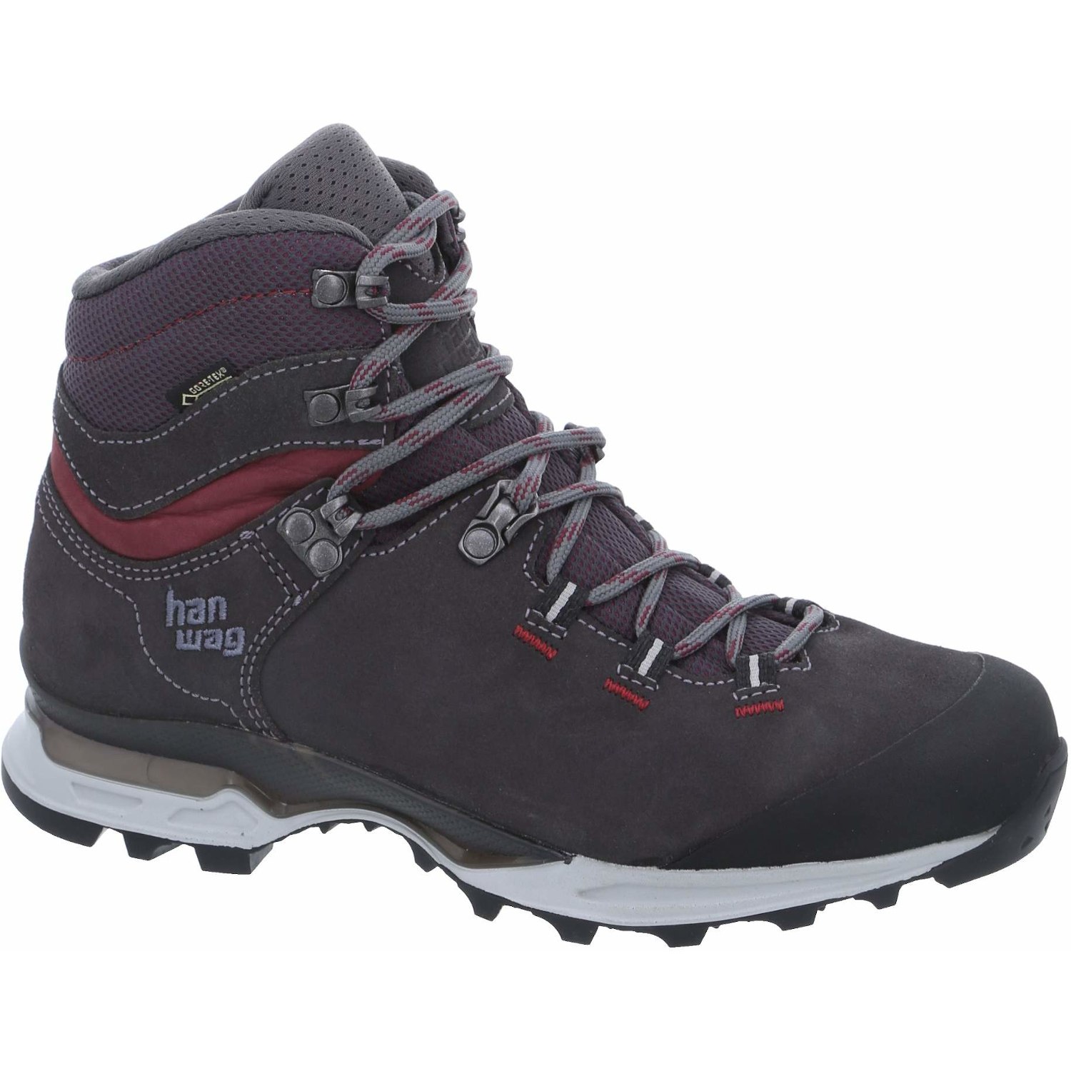 Image of Hanwag Tatra Light Bunion Lady GTX Hiking Boots - Asphalt/Dark Garnet