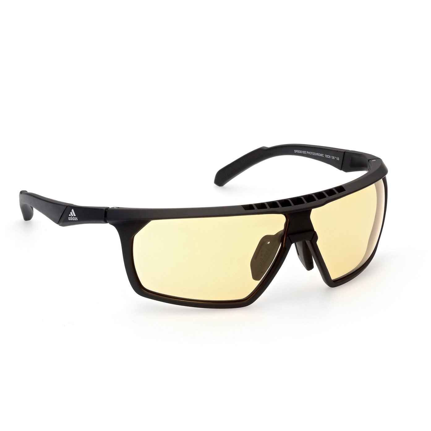 Picture of adidas Sp0030 Injected Sport Sunglasses - Matte Black / Vario Yellow