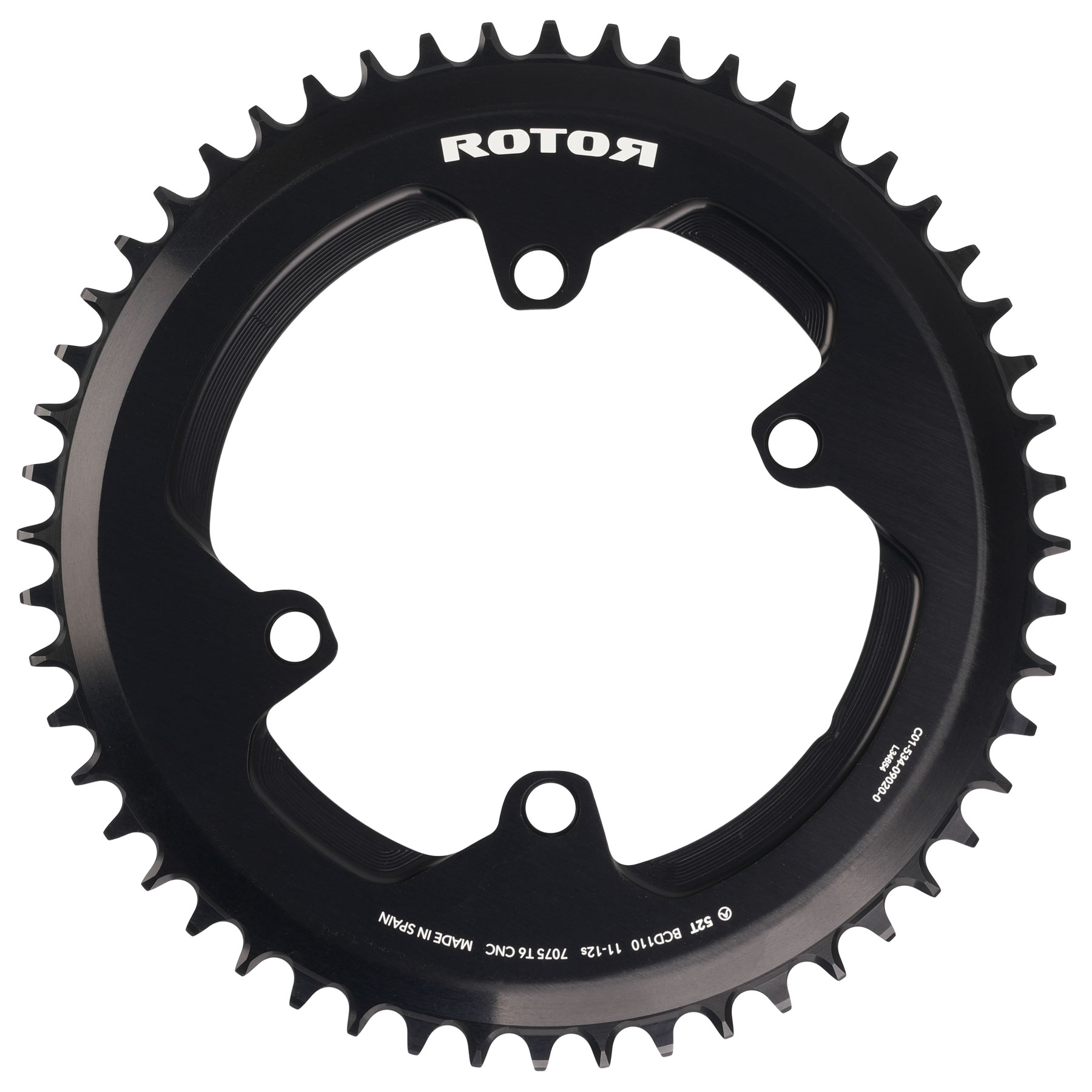 Picture of Rotor R-Ring 1x Chainring - BCD 110x4 | Round - Outside - large