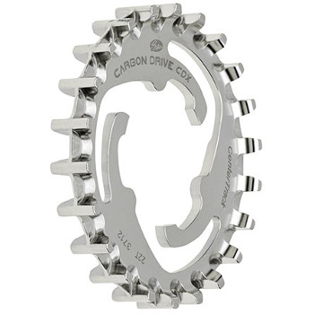 Image of Gates Carbon Drive CDX Centertrack-Sprocket - Steel - Sure Fit - Shimano/Sram - silver